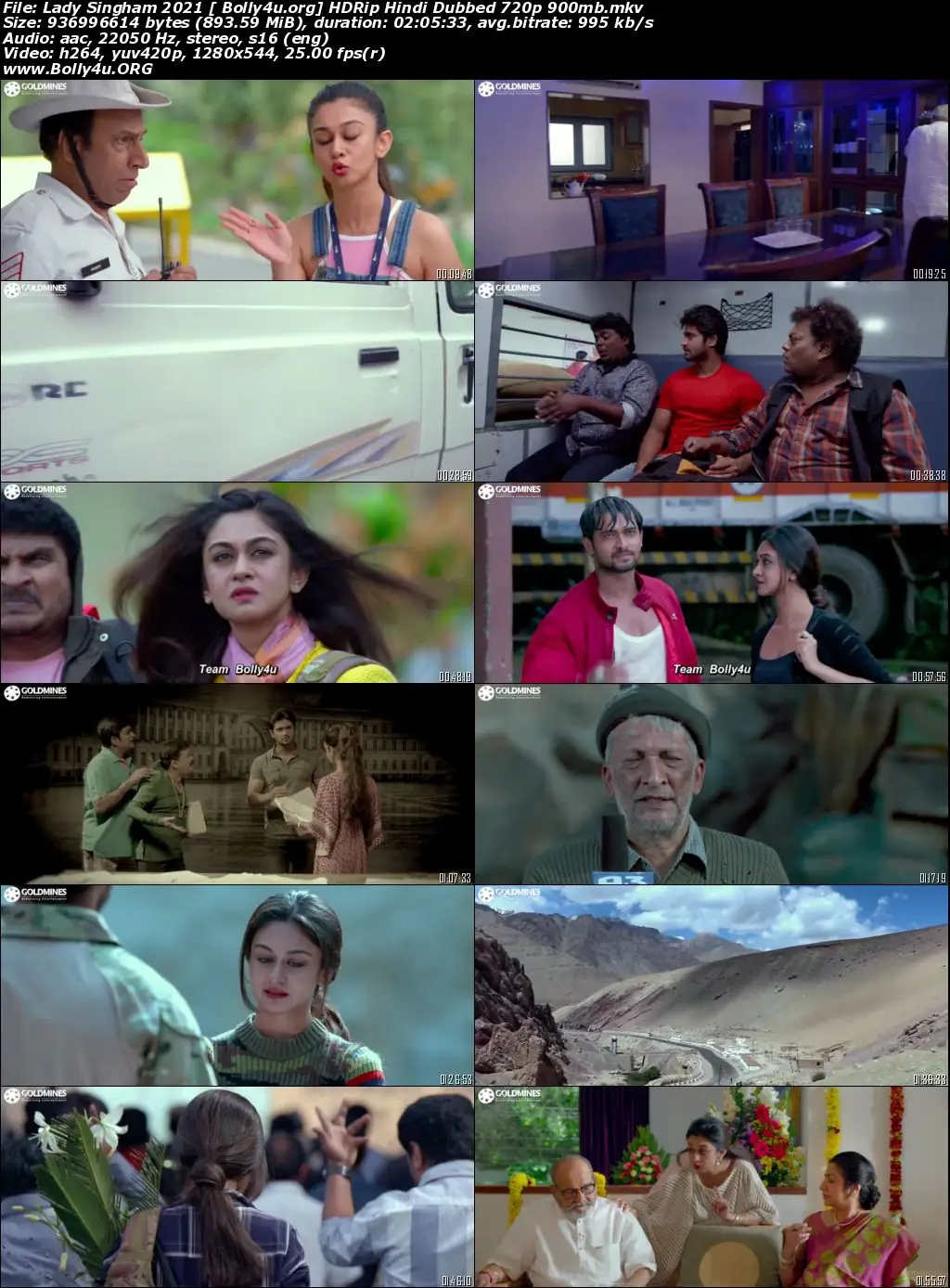 Lady Singham 2021 HDRip 350Mb Hindi Dubbed 480p Download