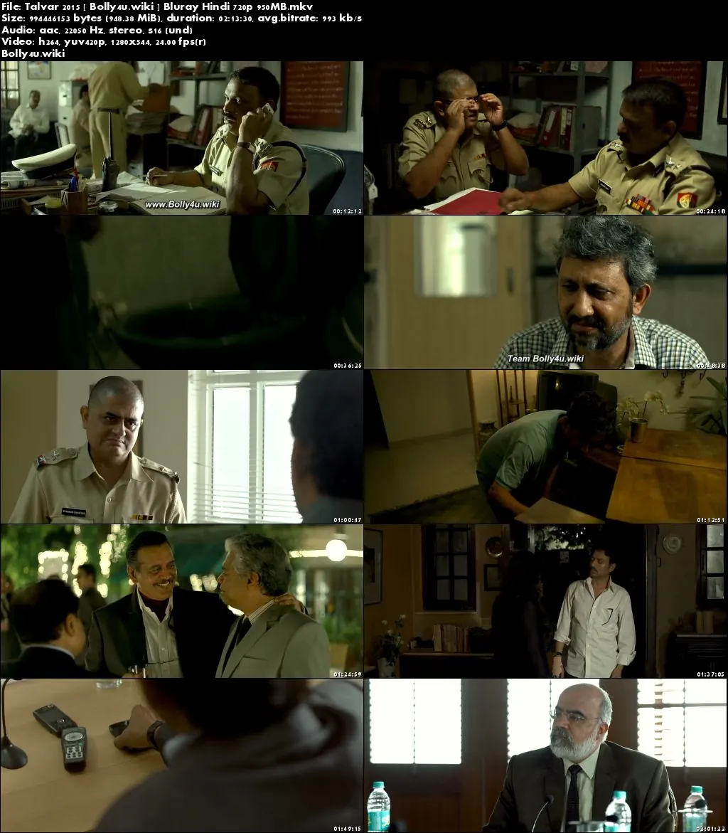 Talvar 2015 BluRay 950Mb Full Hindi Movie Download 720p