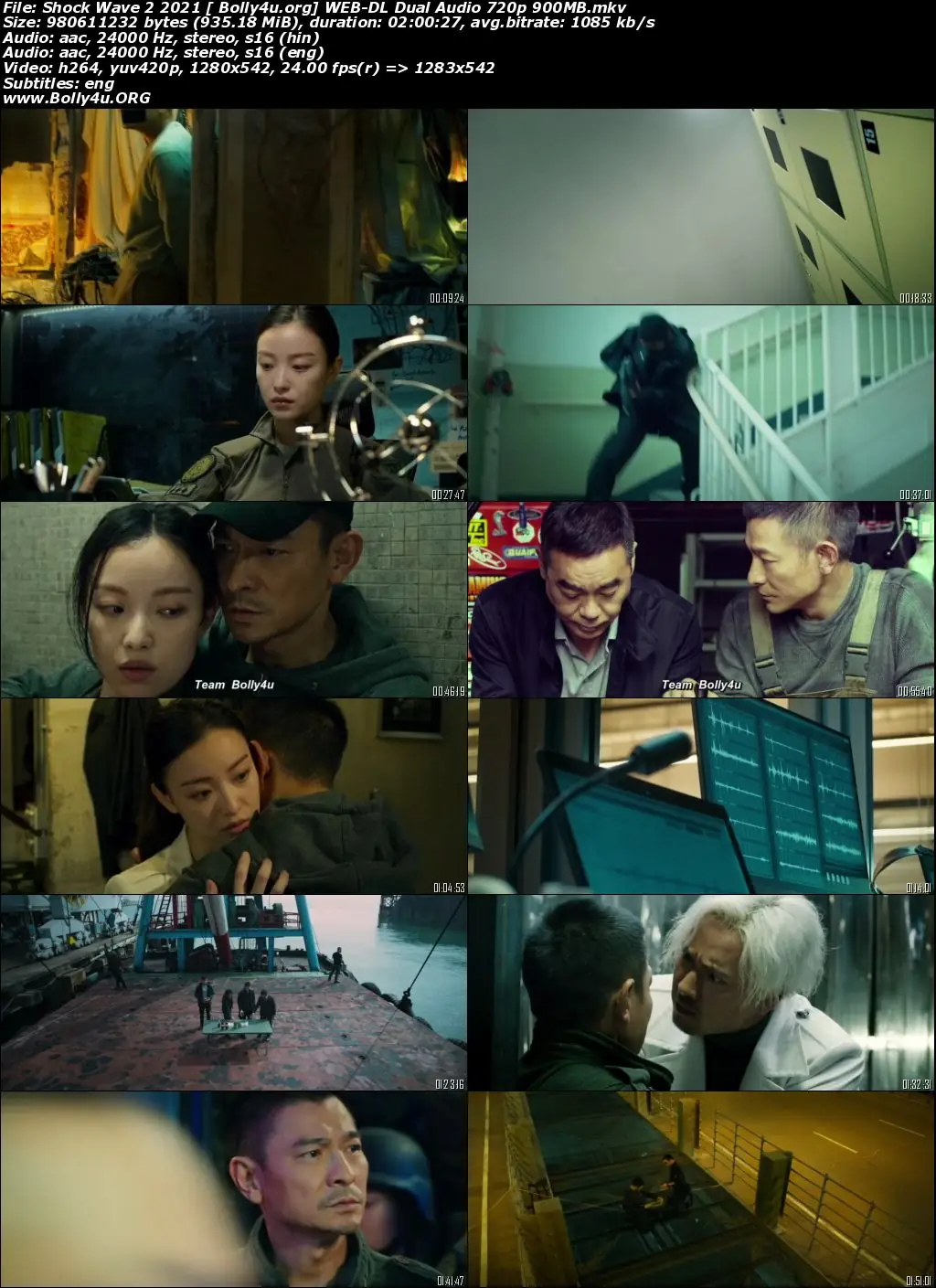 Shock Wave 2 2021 WEB-DL 400MB Hindi Dual Audio ORG 480p Download