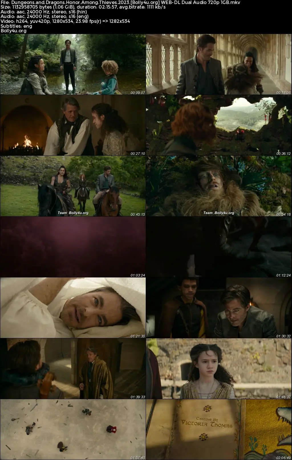 Dungeons and Dragons Honor Among Thieves 2023 WEB-DL Hindi Dual Audio ORG Full Movie Download 1080p  720p  480p