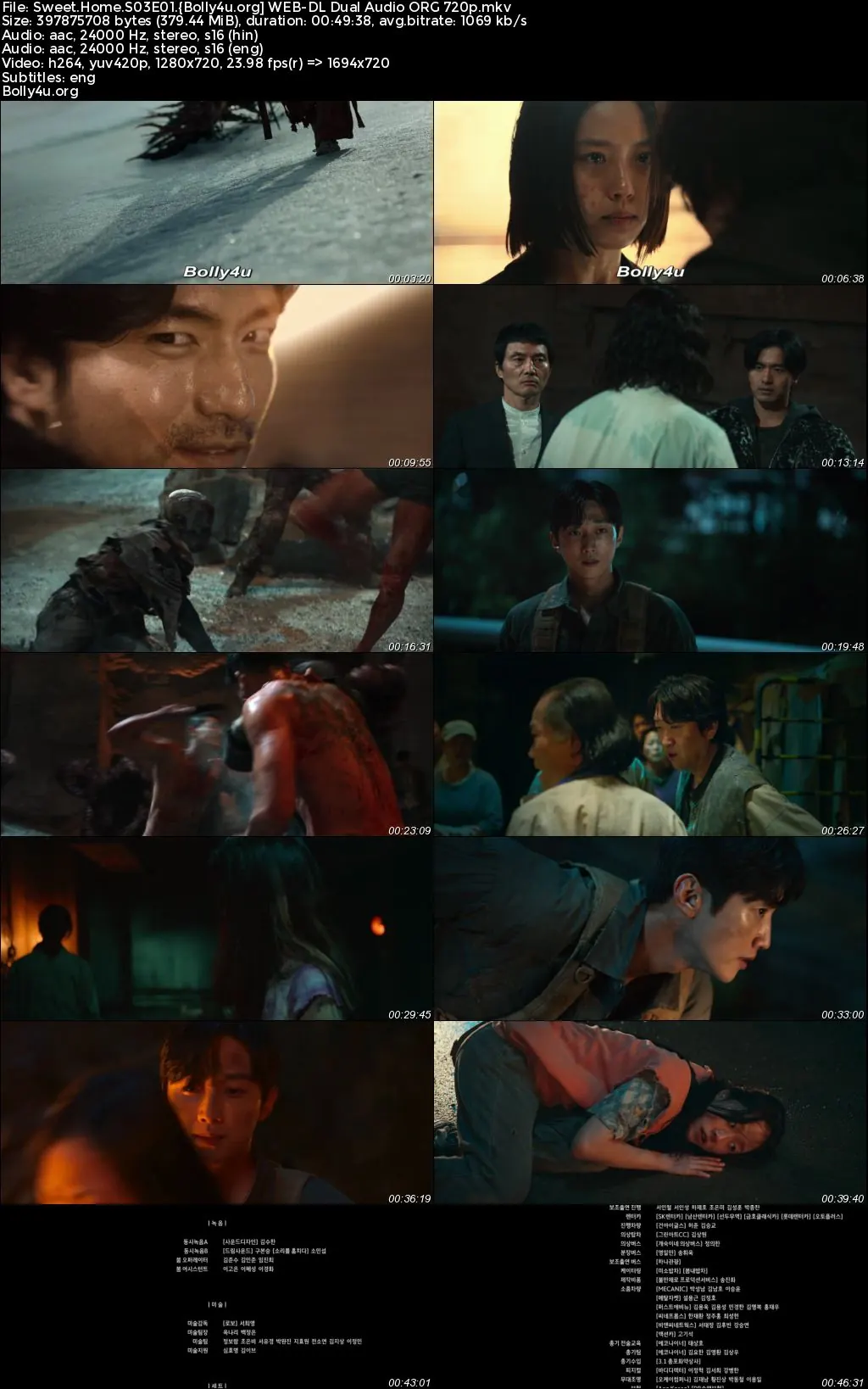 Sweet Home 2024 WEB-DL Hindi Dual Audio ORG S03 Complete Download 720p  480p