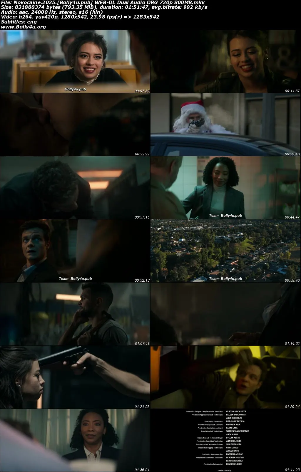 Novocaine 2025 WEB-DL Hindi Dual Audio ORG Full Movie Download 1080p  720p  480p