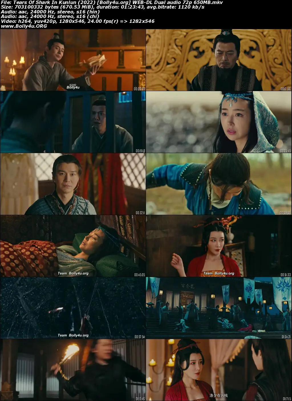 Tears Of Shark In Kunlun 2022 WEB-DL Hindi Dual Audio ORG Full Movie Download 1080p  720p  480p