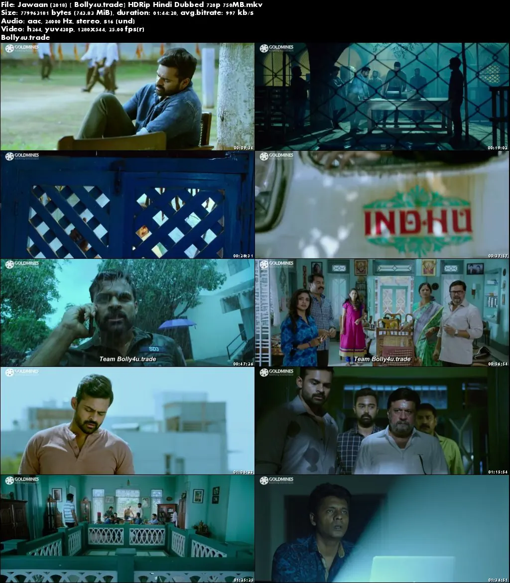 Jawaan 2018 HDRip 750MB Full Hindi Dubbed Movie Download 720p