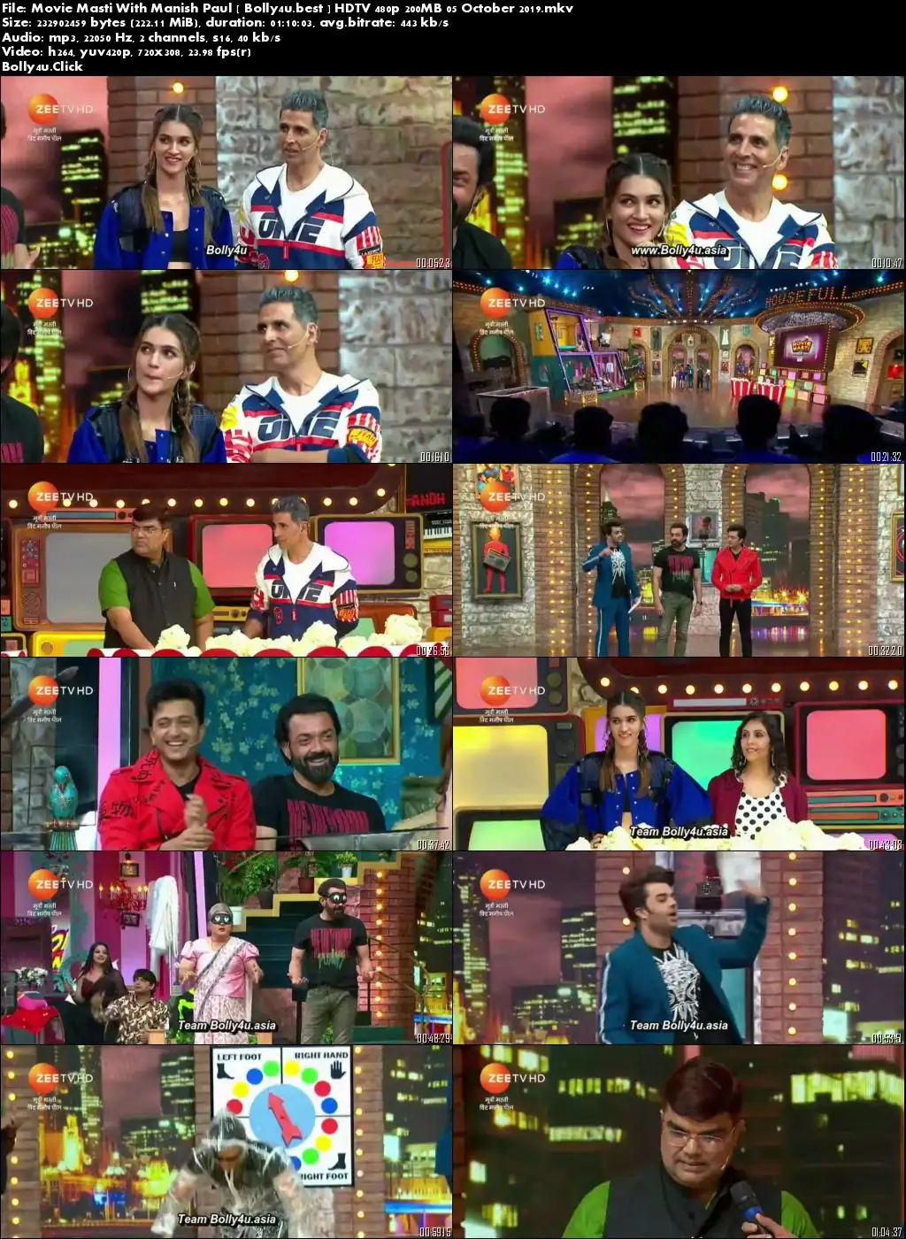 Movie Masti With Manish Paul HDTV 480p 200MB 05 October 2019 Download Movie Masti With Manish Paul HDTV 480p 200MB 05 October 2019 Download