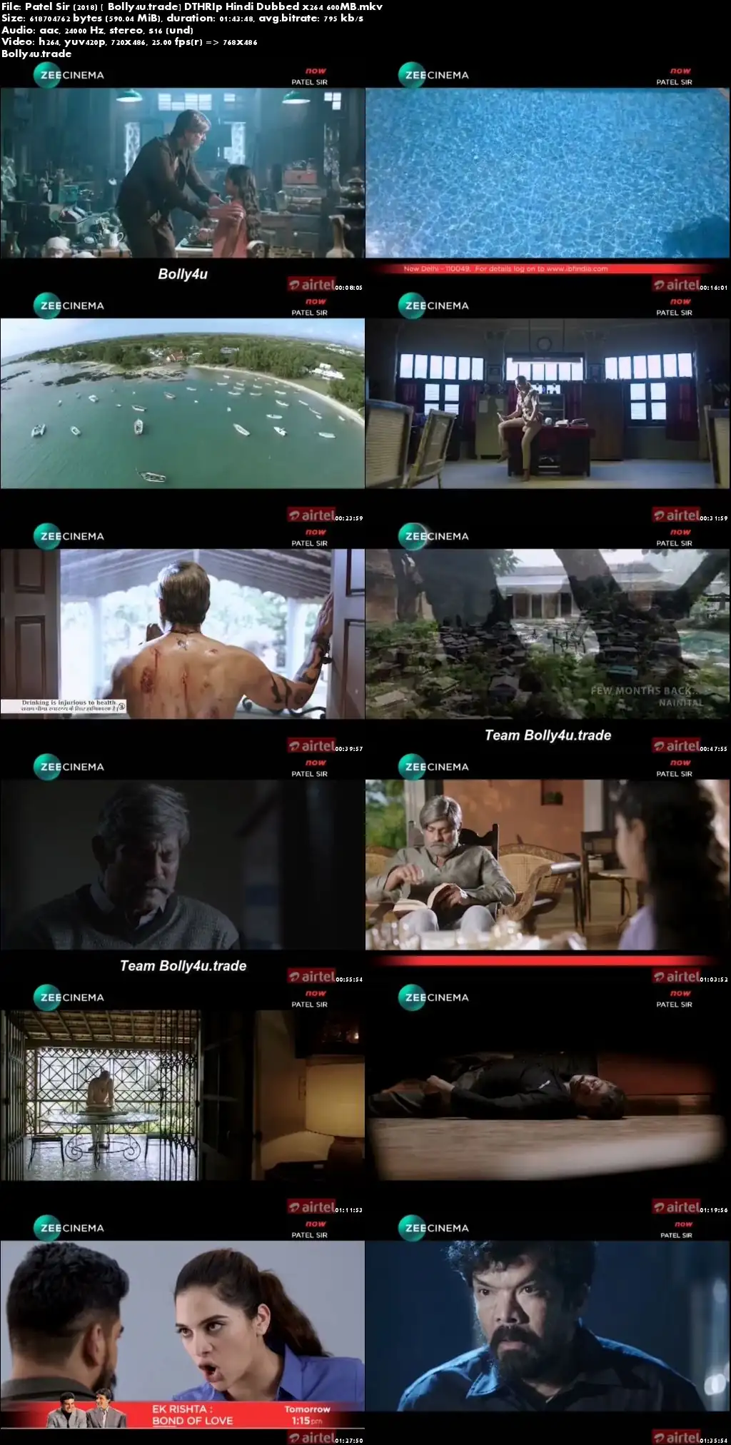 Patel S I R 2018 DTHRip 600Mb Full Hindi Dubbed Movie Download x264