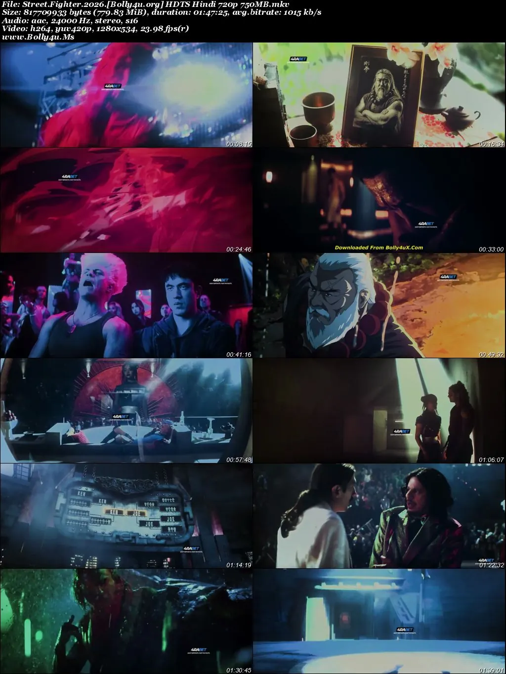 Street Fighter 2026 HDTS Hindi Dubbed Full Movie Download 1080p  720p  480p