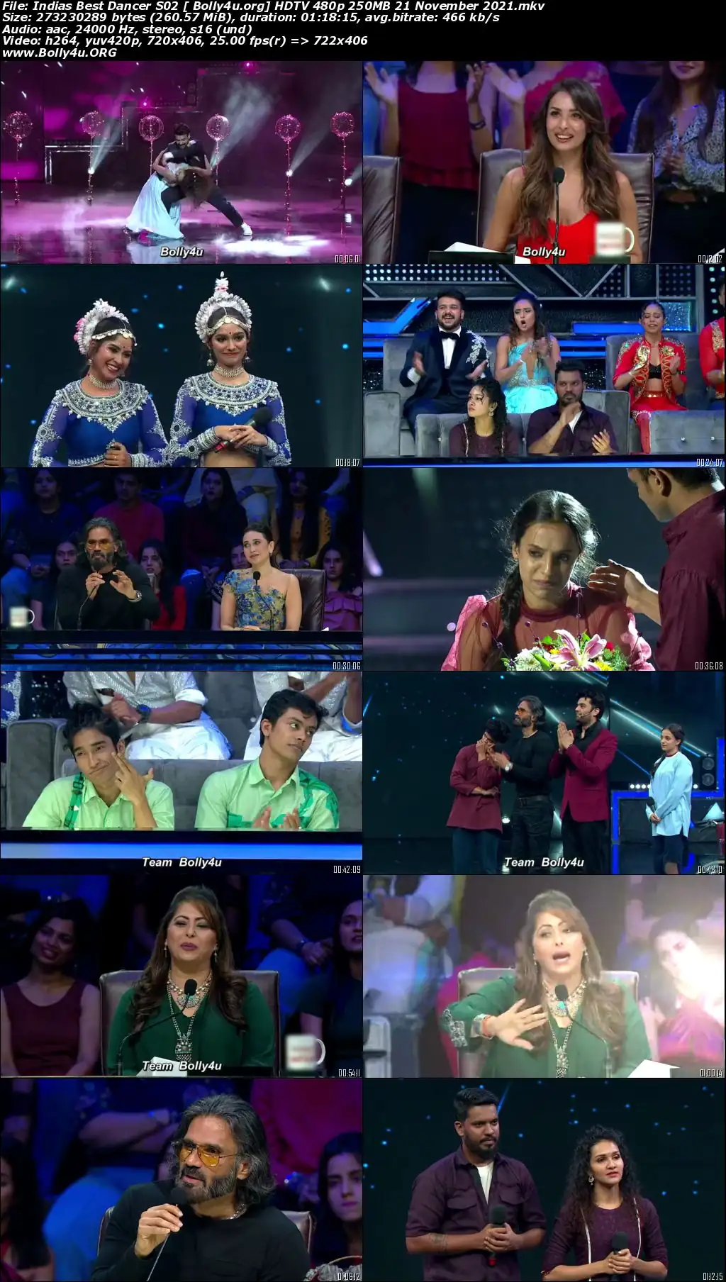 Indias Best Dancer S02 HDTV 480p 250MB 21 November 2021 Download