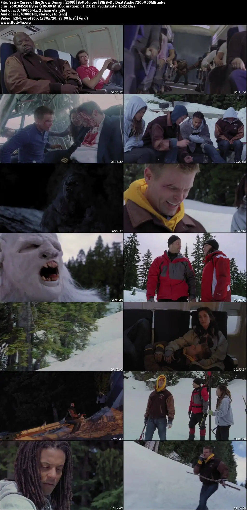 Yeti Curse of the Snow Demon 2008 WEB-DL Hindi Dual Audio Full Movie Download 720p  480p