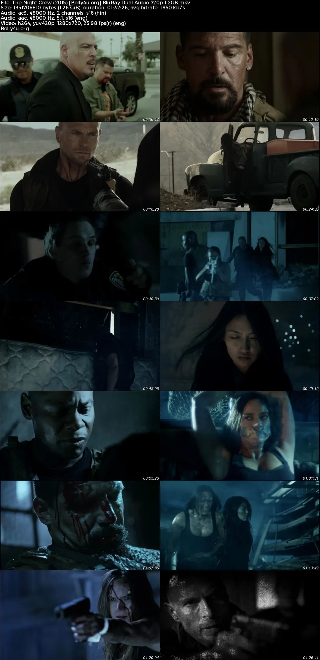 The Night Crew 2015 BluRay Hindi Dual Audio Full Movie Download 720p  480p