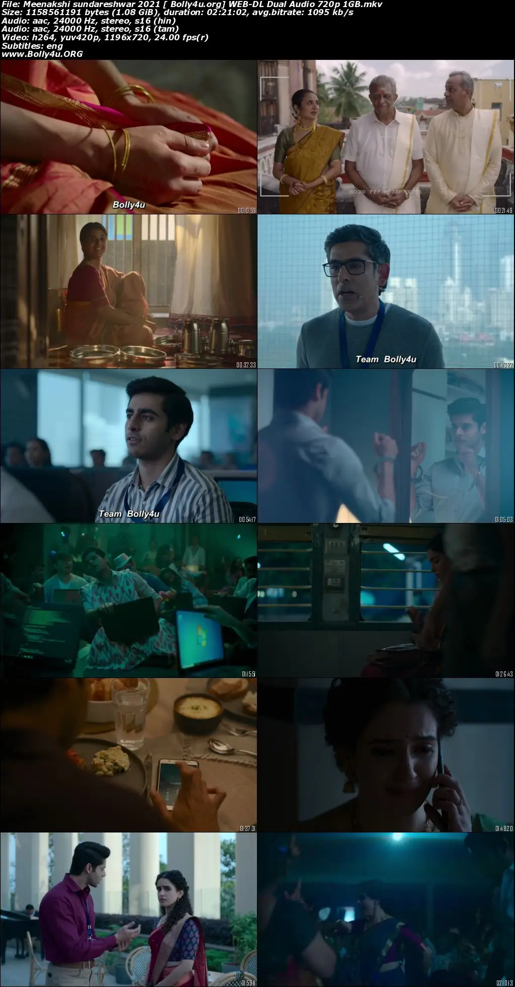 Meenakshi Sundareshwar 2021 WEB-DL 400MB Hindi Dual Audio ORG 480p Download