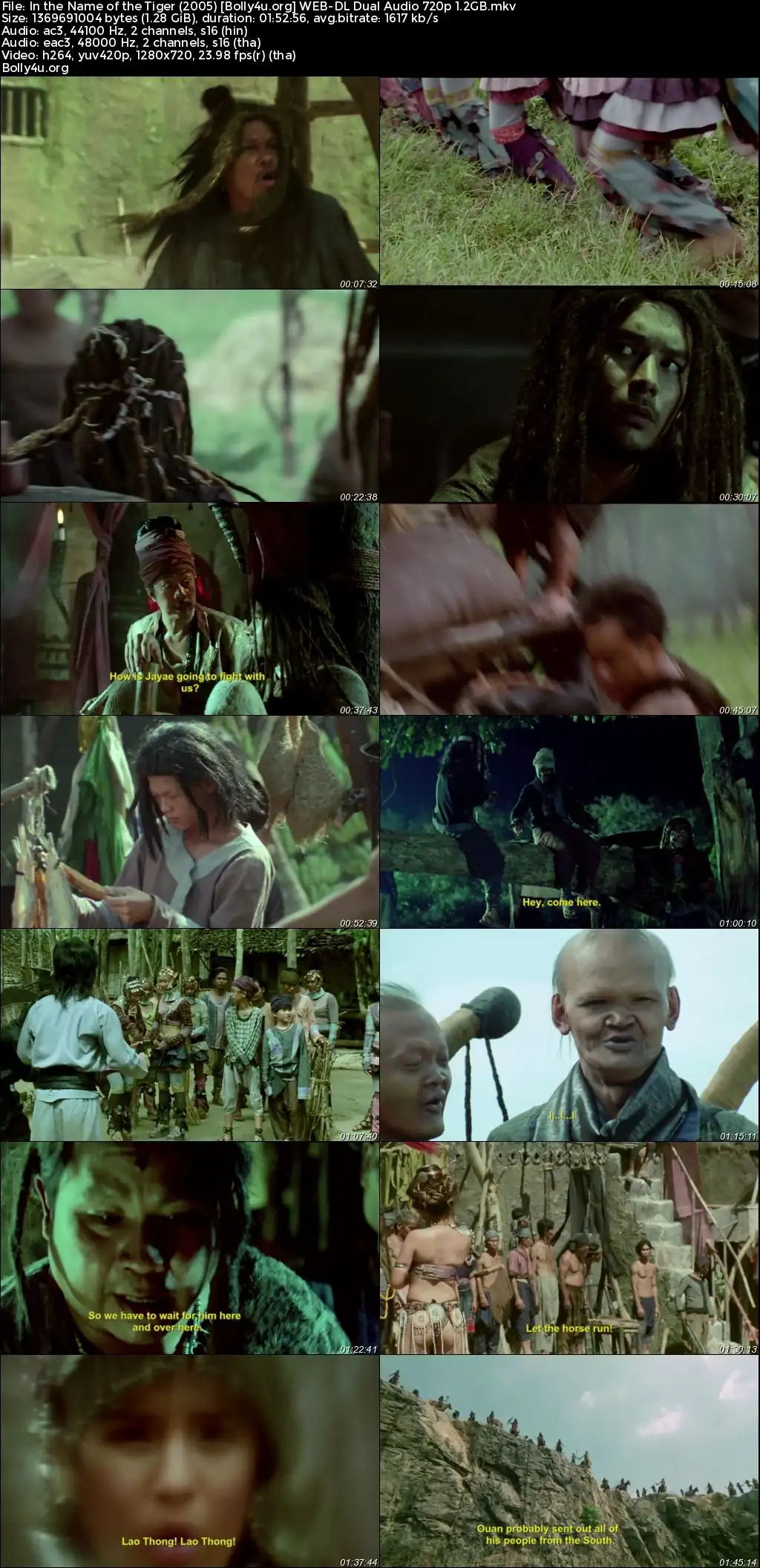 In the Name of the Tiger 2005 WEB-DL Hindi Dual Audio Full Movie Download 720p  480p