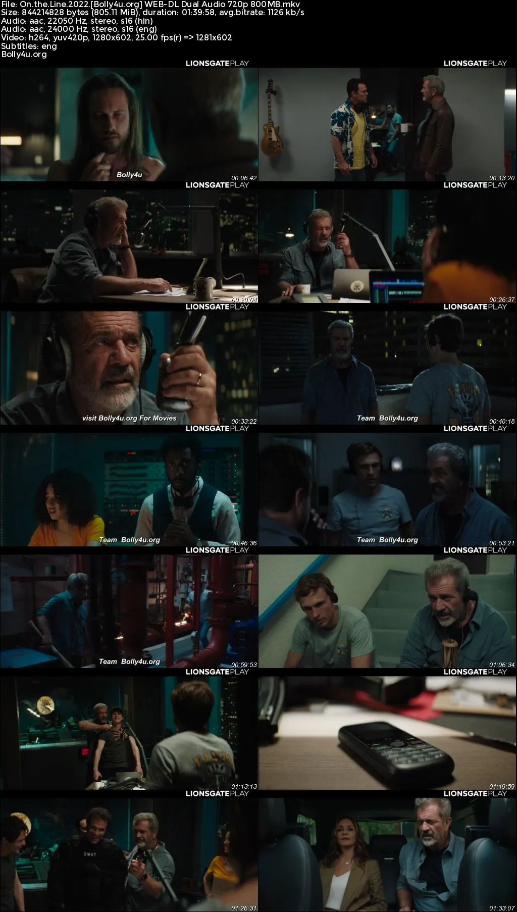 On The Line 2022 WEB-DL Hindi Dual Audio ORG Full Movie Download 1080p  720p  480p
