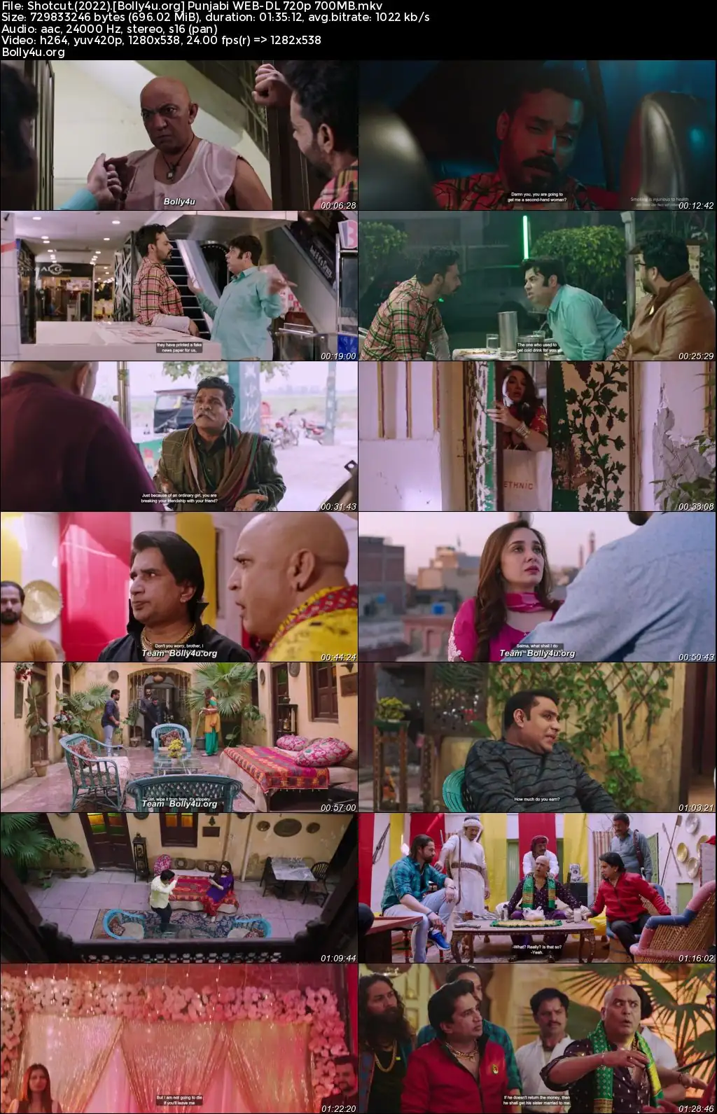 Shotcut 2022 WEB-DL Punjabi Full Movie Download 1080p  720p  480p