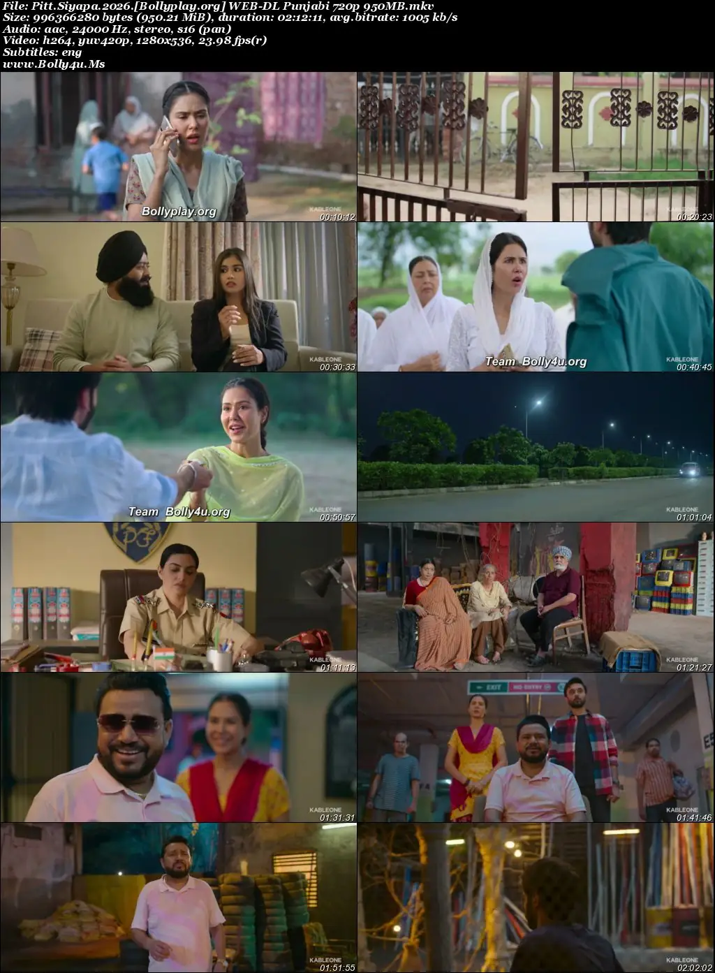 Pitt Siyapa 2026 WEB-DL Punjabi Full Movie Download 1080p  720p  480p
