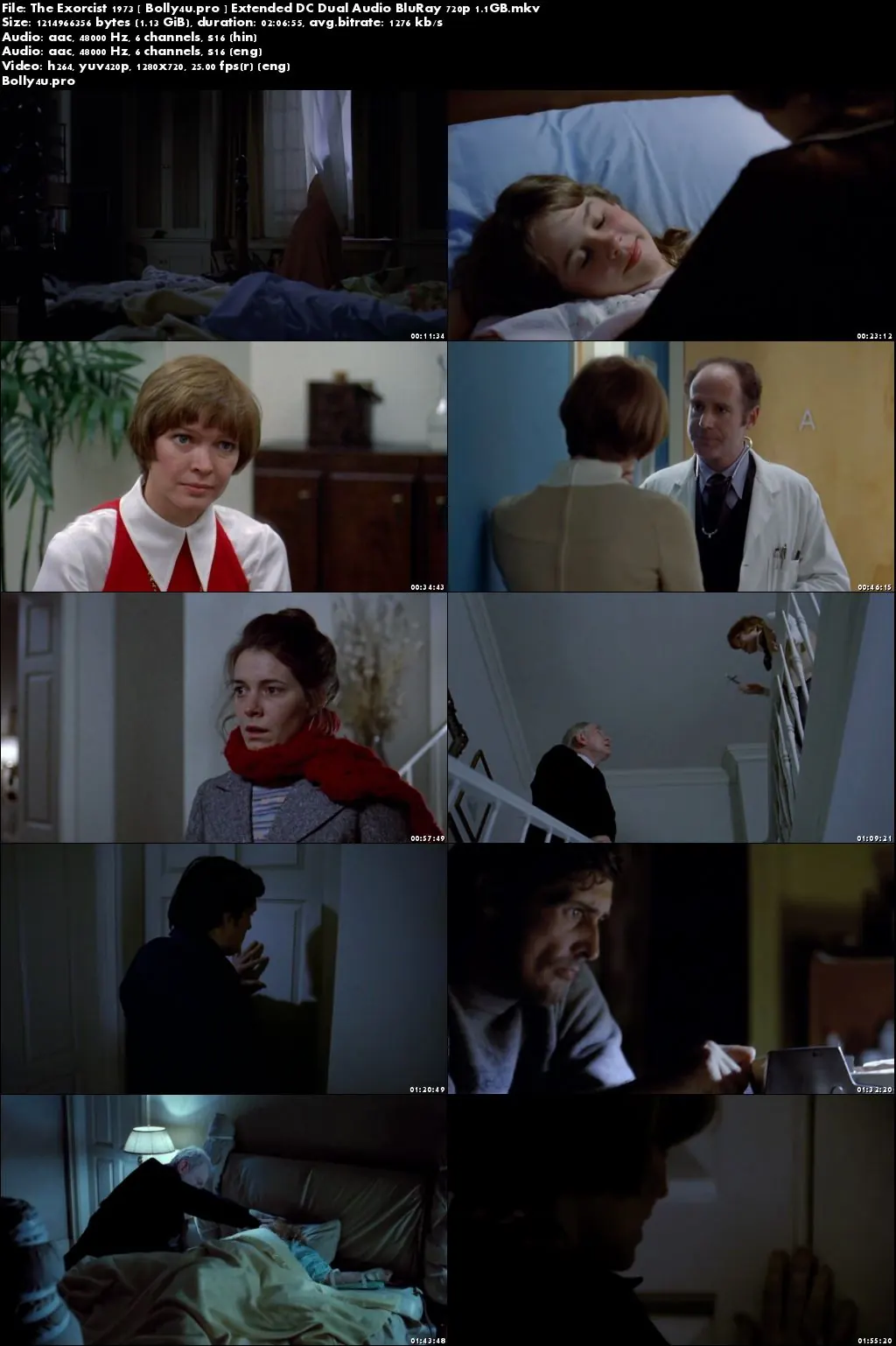 The Exorcist 1973 BluRay Extended DC Hindi Dual Audio 720p Download