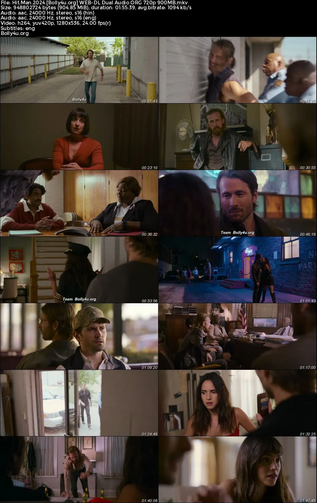 Hit Man 2024 WEB-DL Hindi Dual Audio ORG Full Movie Download 1080p  720p  480p