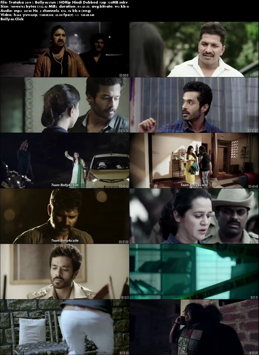Trataka 2019 HDRip 300Mb Hindi Dubbed 480p Download