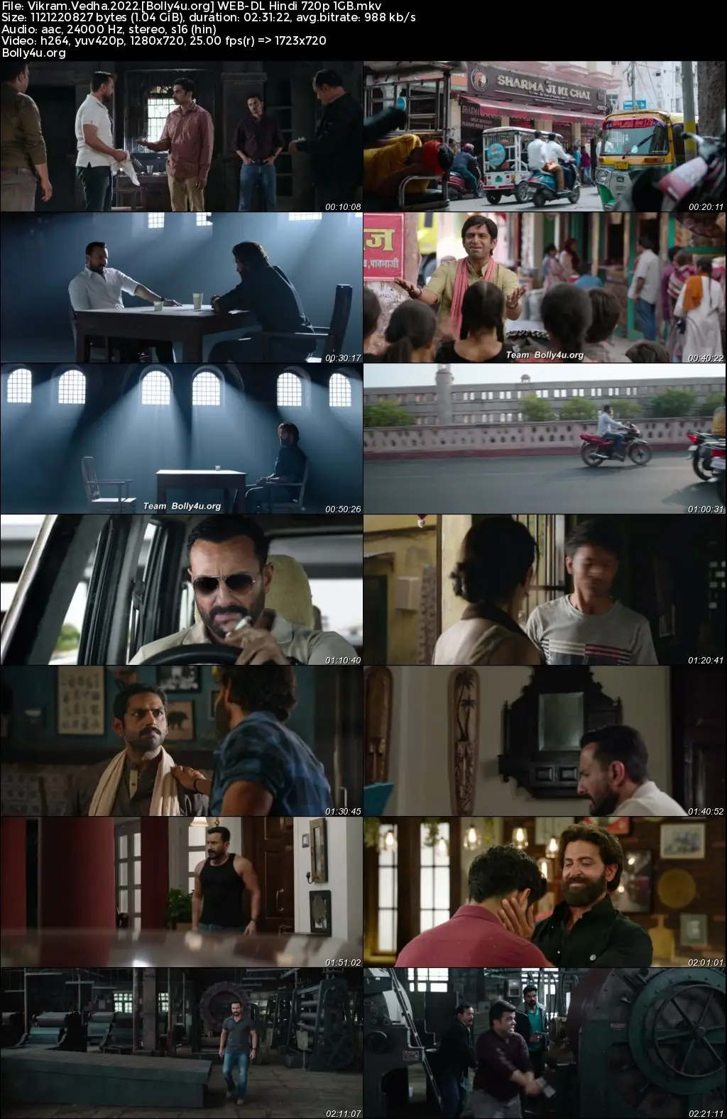 Vikram Vedha 2022 WEB-DL Hindi Full Movie Download 1080p  720p  480p