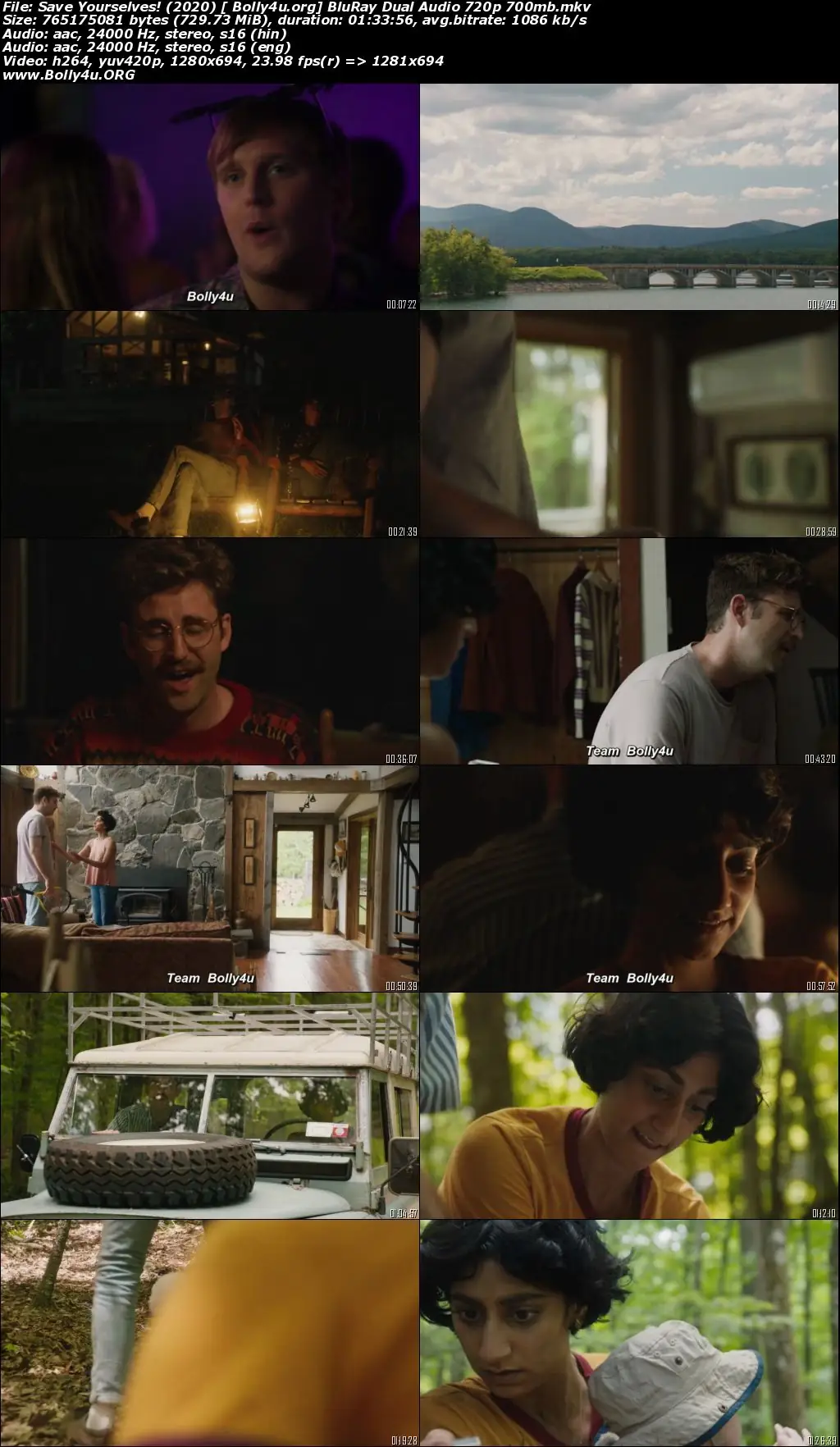 Save Yourselves 2020 BluRay 700Mb Hindi Dual Audio 720p Download