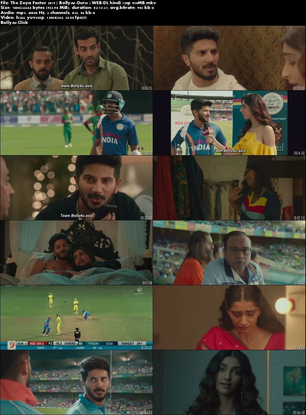 The Zoya Factor 2019 WEB-DL 950Mb Full Hindi Movie Download 720p The Zoya Factor 2019 WEB-DL 950Mb Full Hindi Movie Download 720p