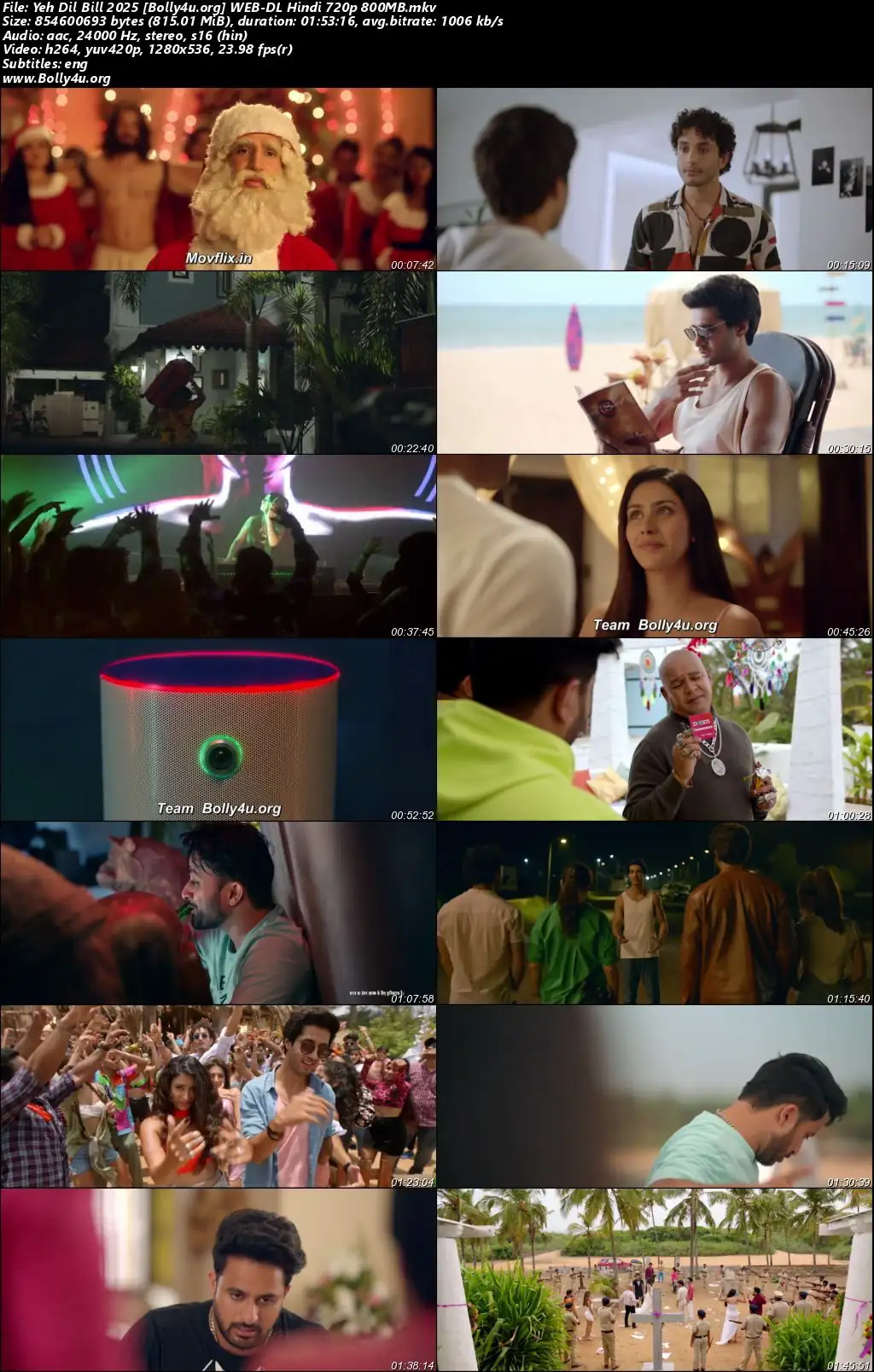 Yeh Dil Bill 2025 WEB-DL Hindi Full Movie Download 1080p  720p  480p