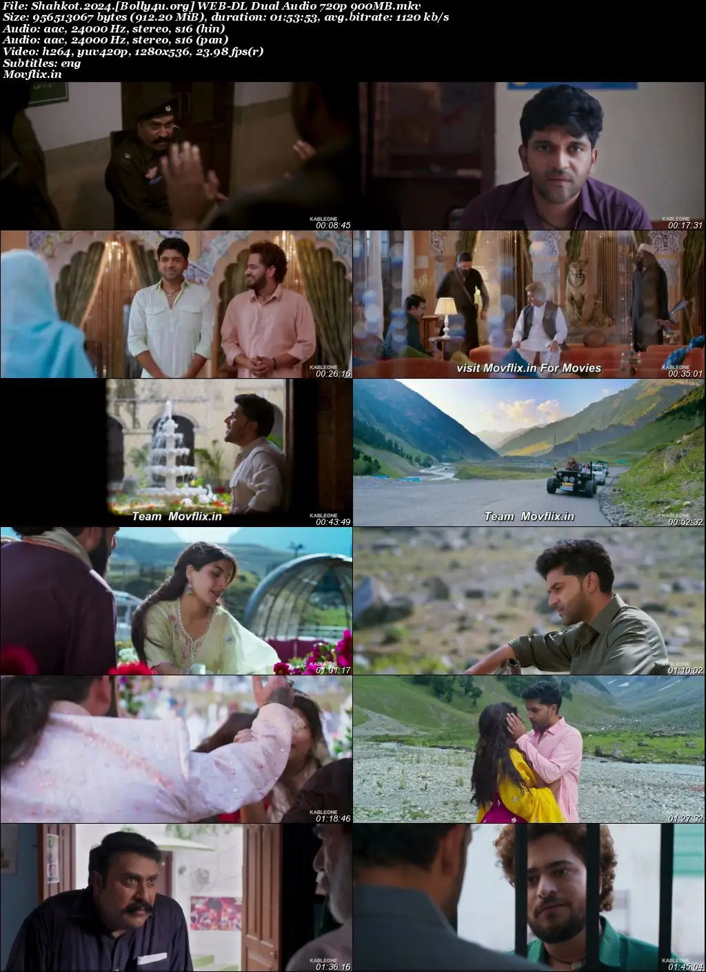 Shahkot 2024 WEB-DL Hindi Dual Audio ORG Full Movie Download 1080p  720p  480p