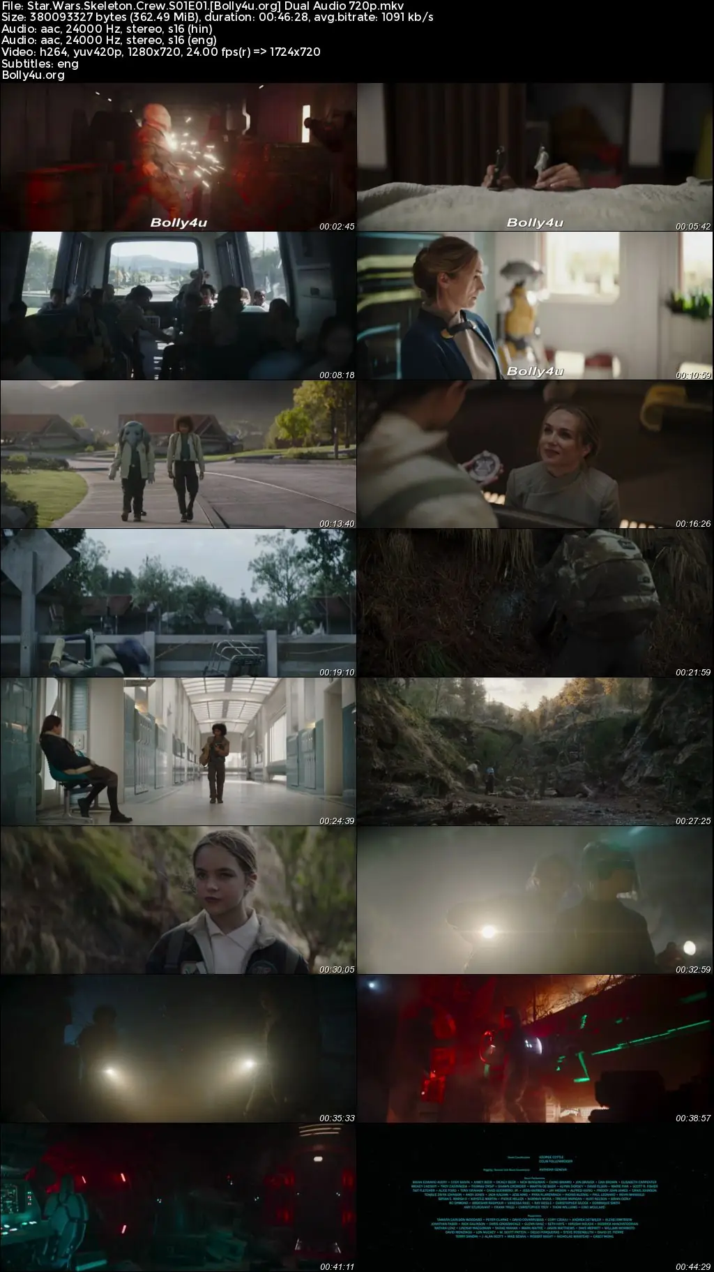 Star Wars Skeleton Crew 2024 WEB-DL Hindi Dual Audio ORG S01 Complete Download 720p