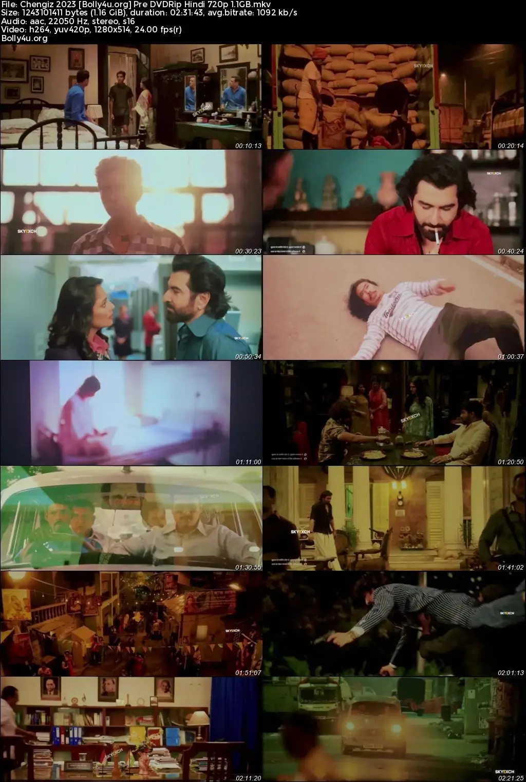 Chengiz 2023 Pre DVDRip Hindi Full Movie Download 1080p  720p  480p