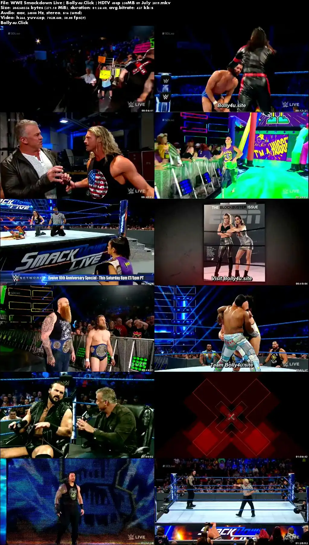 WWE Smackdown Live HDTV 480p 250MB 09 July 2019 Download WWE Smackdown Live HDTV 480p 250MB 09 July 2019 Download