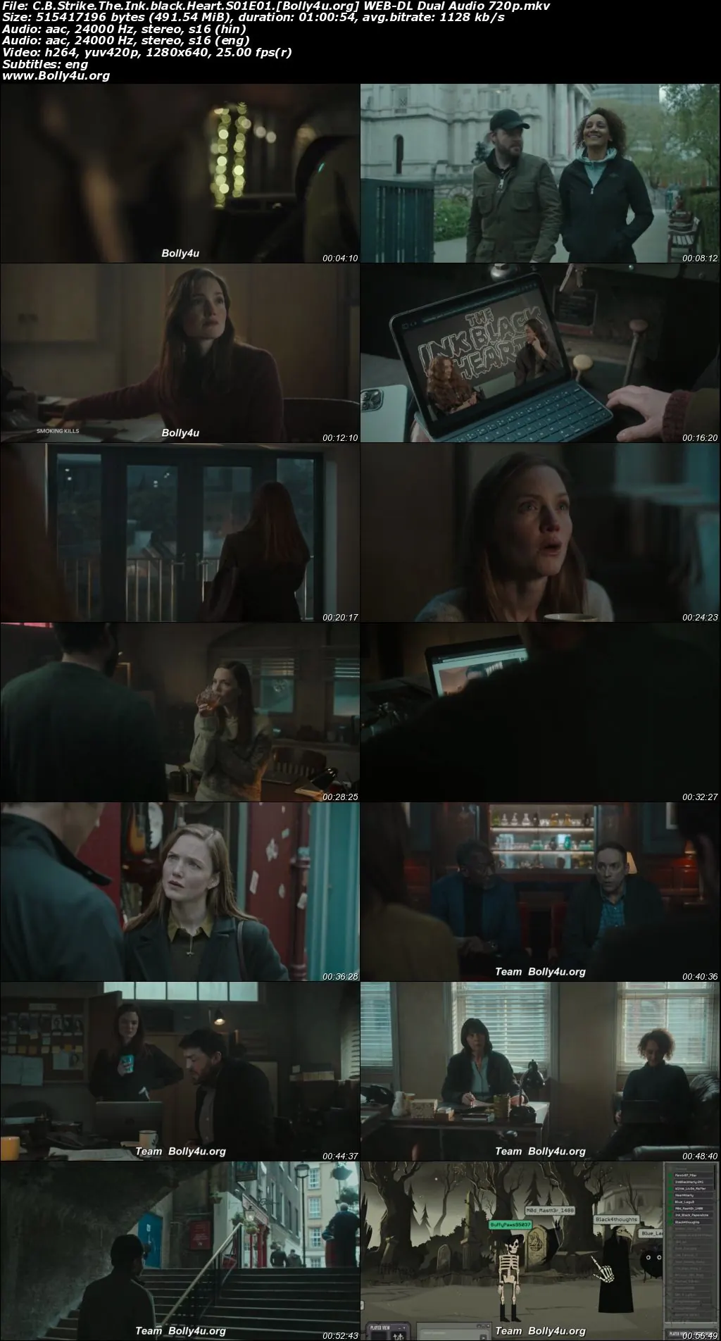 C.B Strike The Ink Black Heart 2025 WEB-DL Hindi Dual Audio ORG S01 Complete Download 720p