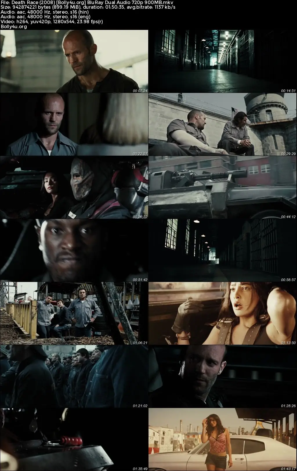 Death Race 2008 BluRay Hindi Dual Audio Full Movie Download 720p 480p Death Race 2008 BluRay Hindi Dual Audio Full Movie Download 720p 480p