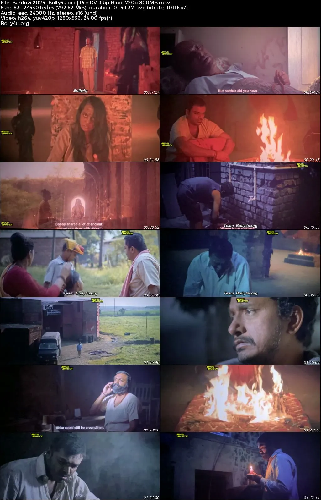 Bardovi 2024 Pre DVDRip Hindi Full Movie Download 1080p  720p  480p