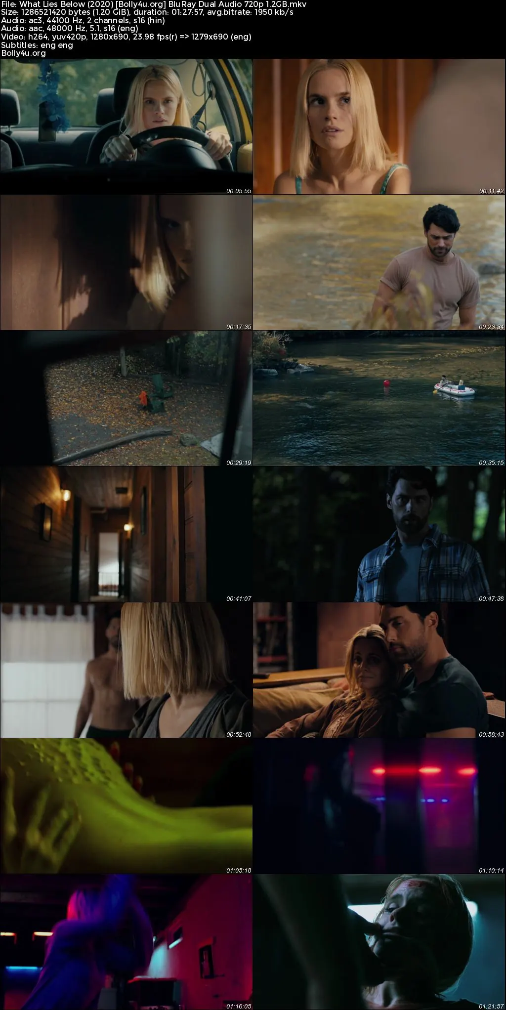 What Lies Below 2020 BluRay Hindi Dual Audio Full Movie Download 720p  480p