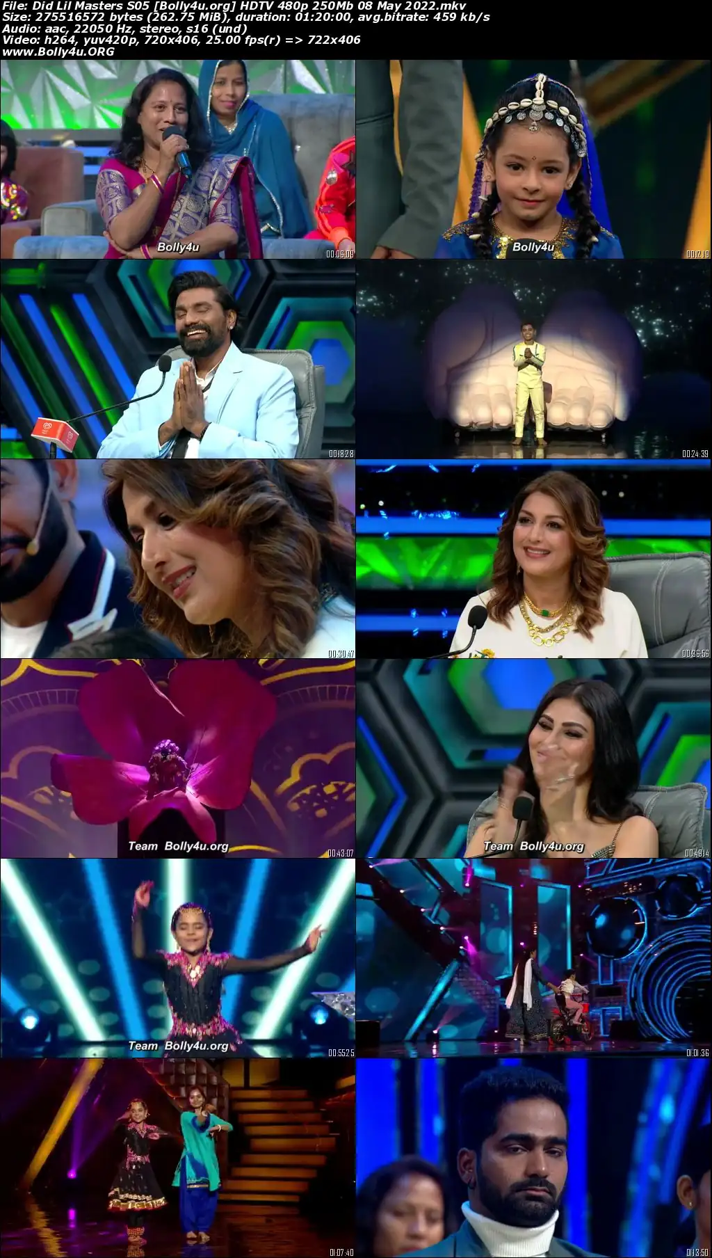 DiD Lil Masters S05 HDTV 480p 250Mb 08 May 2022 Download