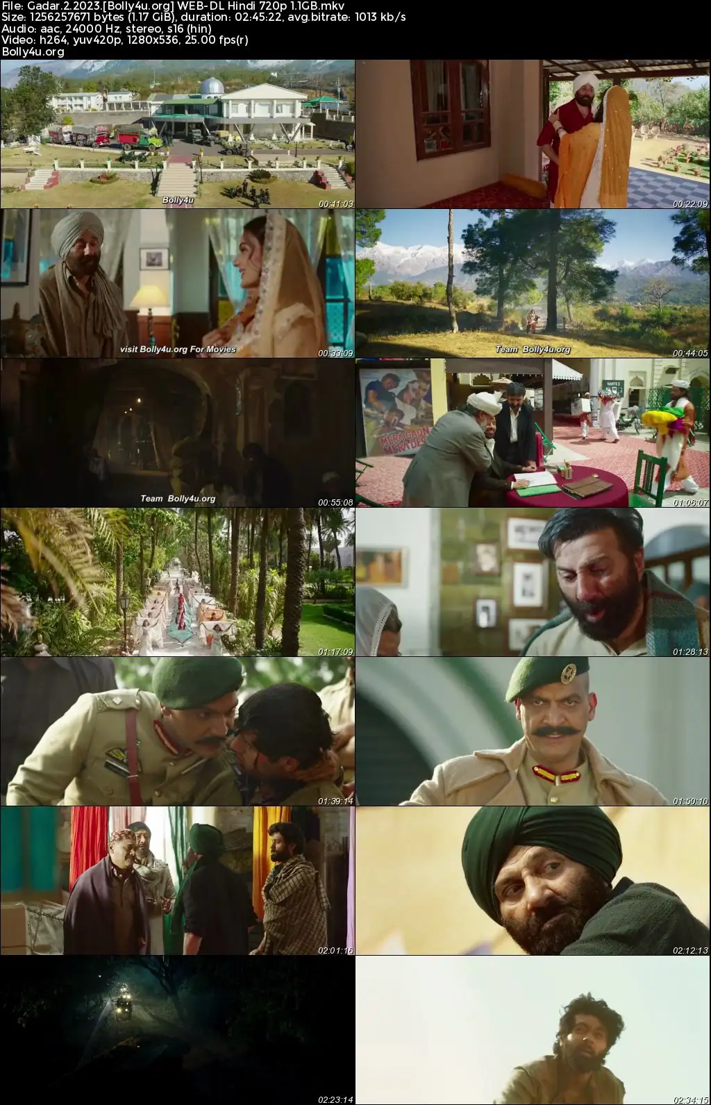 Gadar 2 2023 WEB-DL Hindi Full Movie Download 1080p  720p  480p