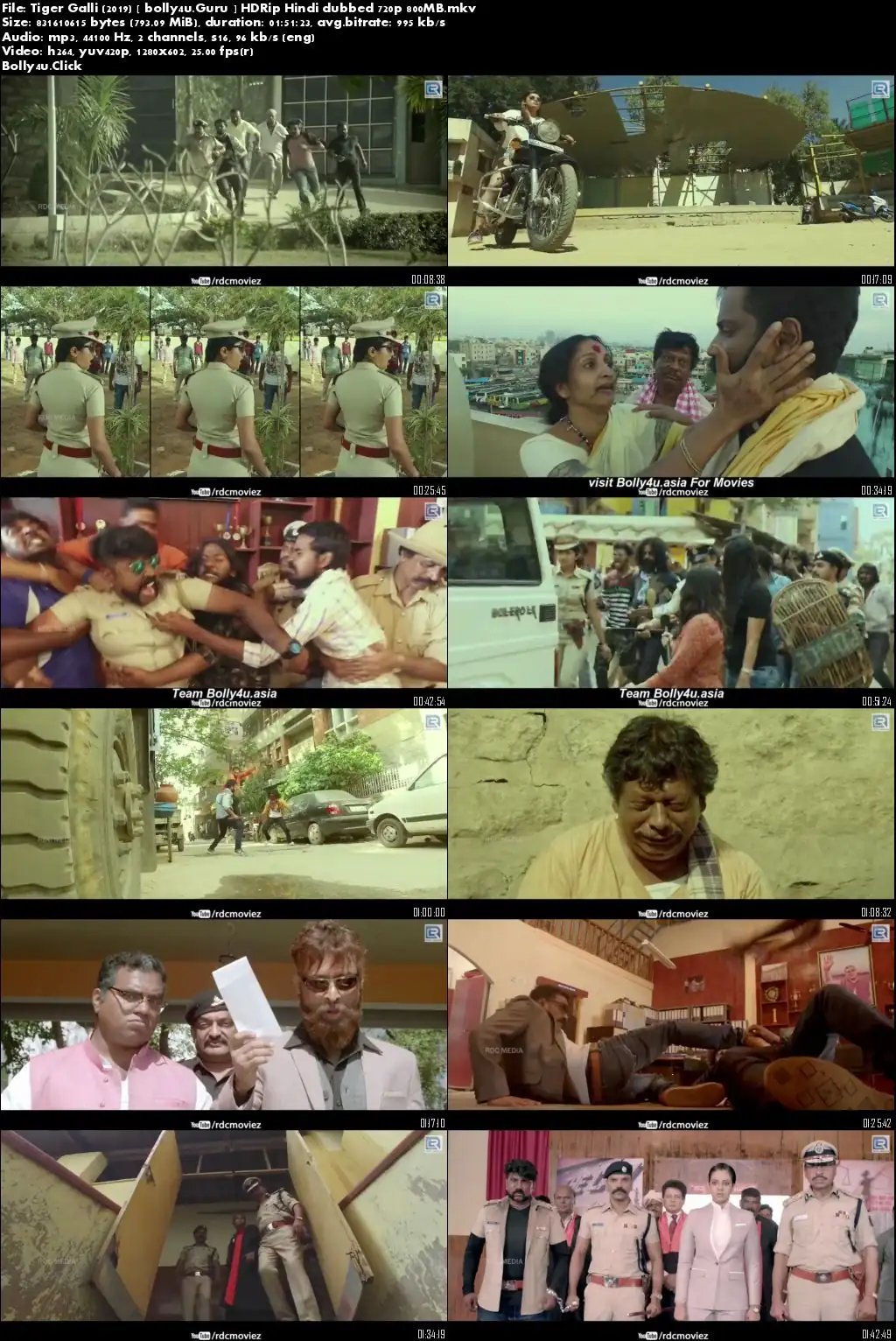 Tiger Galli 2019 HDRip 300Mb Hindi Dubbed 480p Download