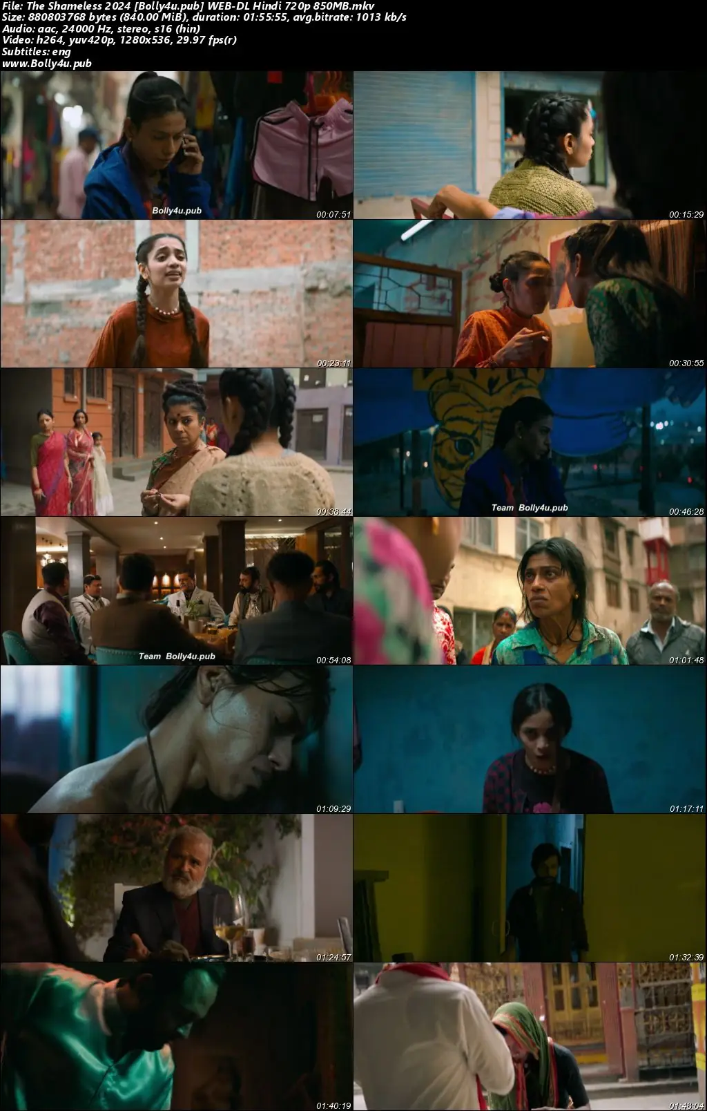 The Shameless 2024 WEB-DL Hindi Full Movie Download 1080p  720p  480p