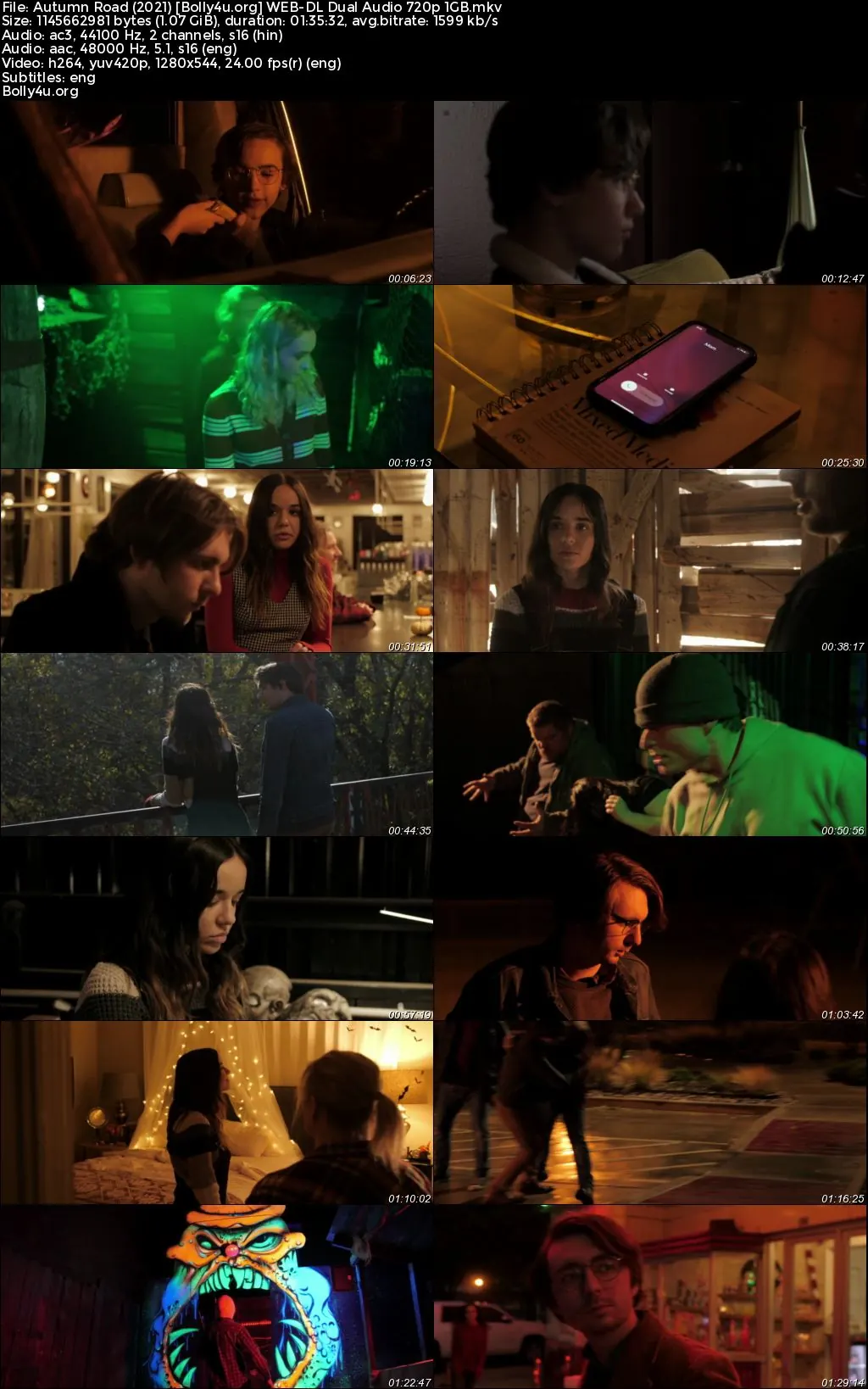 Autumn Road 2021 WEB-DL Hindi Dual Audio Full Movie Download 720p  480p