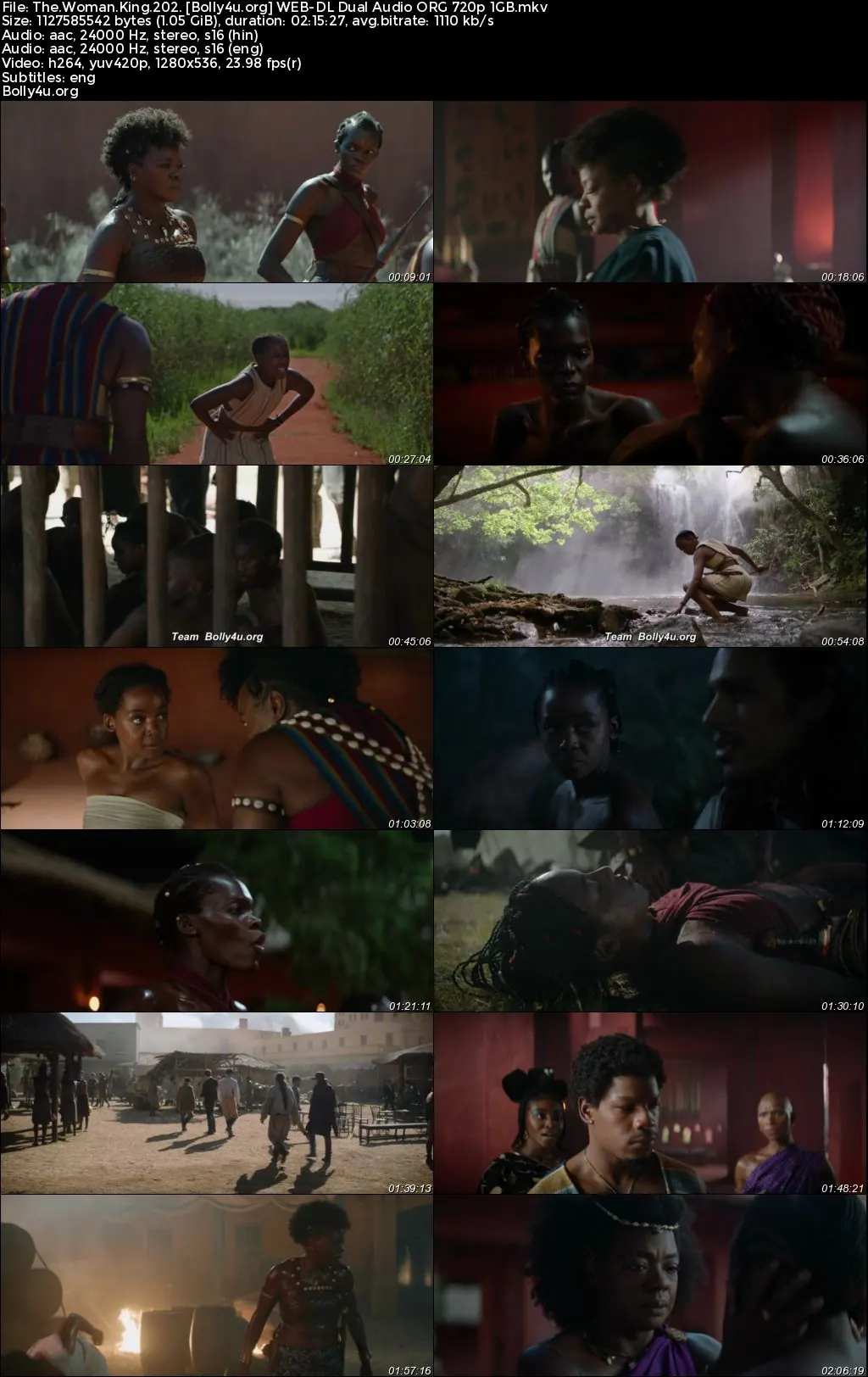 The Woman King 2022 WEB-DL Hindi Dual Audio ORG Full Movie Download 1080p  720p  480p