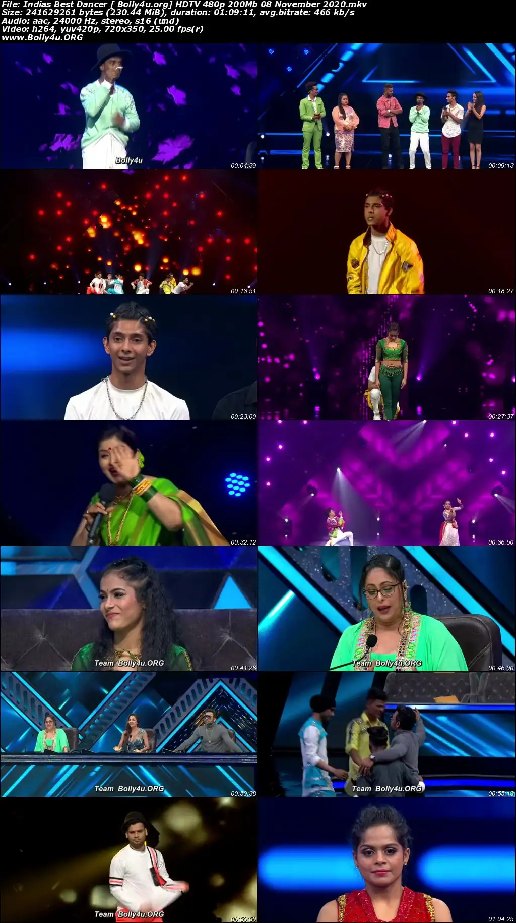 Indias Best Dancer HDTV 480p 250Mb 08 November 2020 Download Indias Best Dancer HDTV 480p 250Mb 08 November 2020 Download
