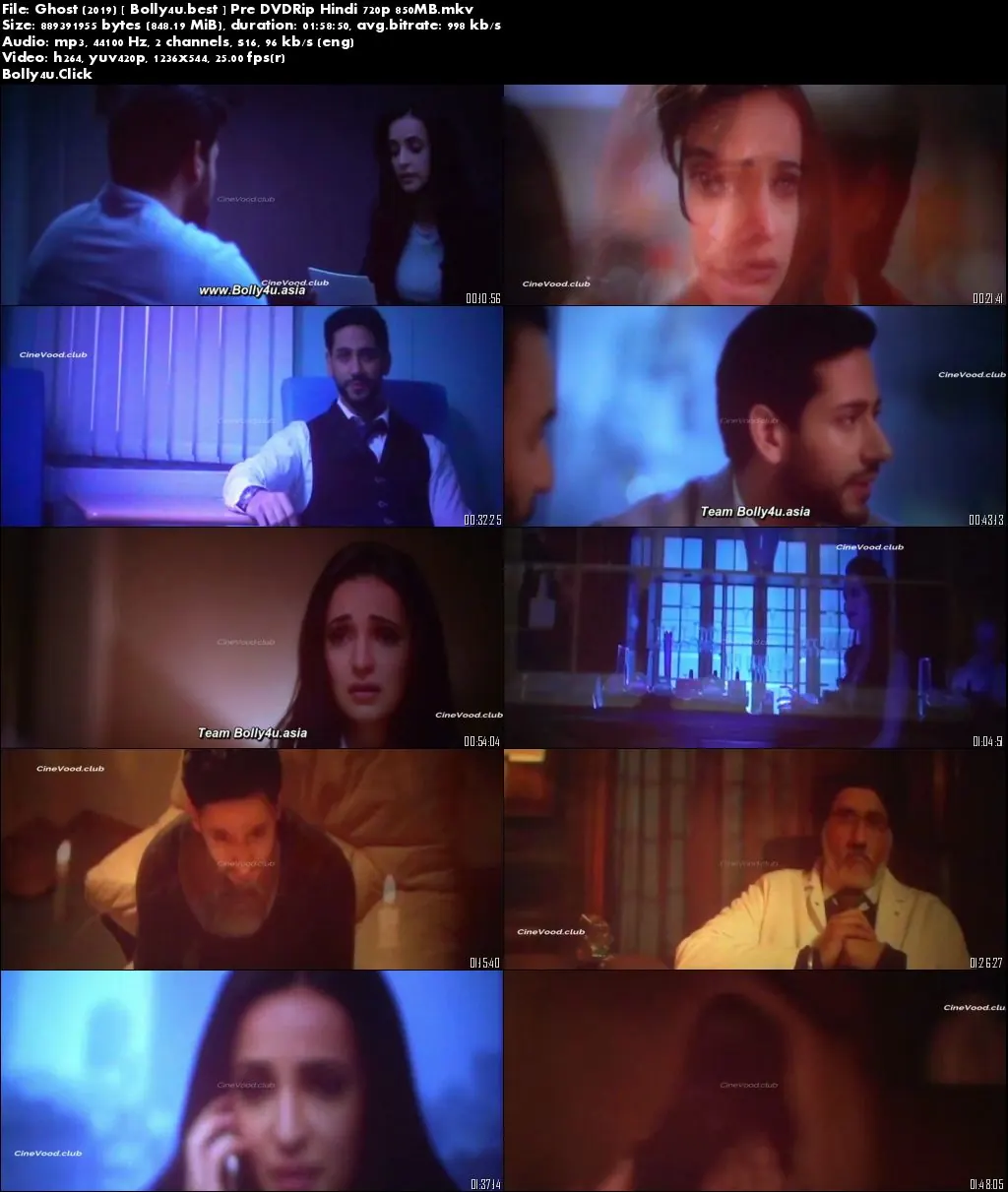 Ghost 2019 Pre DVDRip 300Mb Full Hindi Movie Download 480p
