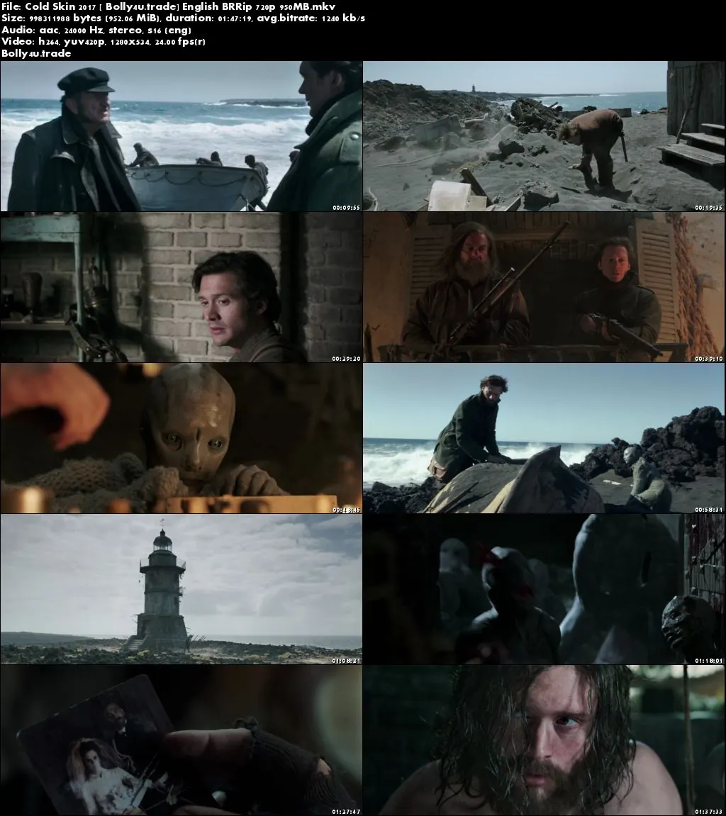 Cold Skin 2017 BRRip 950MB English 720p Download