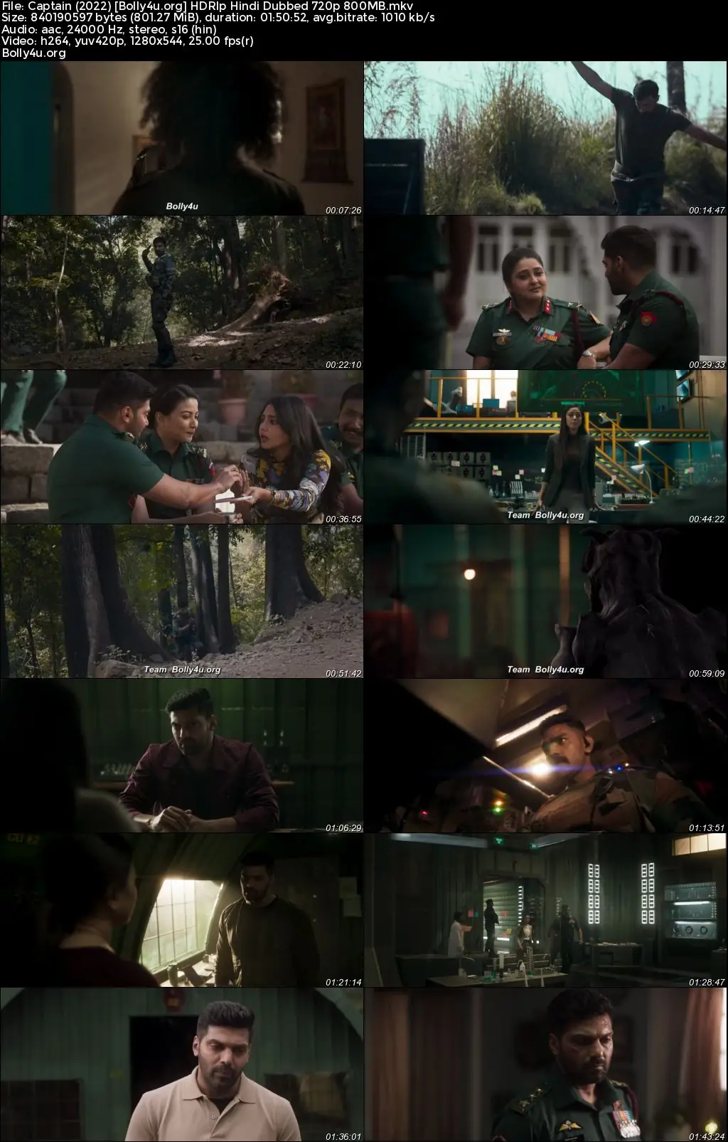 Captain 2022 HDRip Hindi Dubbed Full Movie Download 1080p  720p  480p