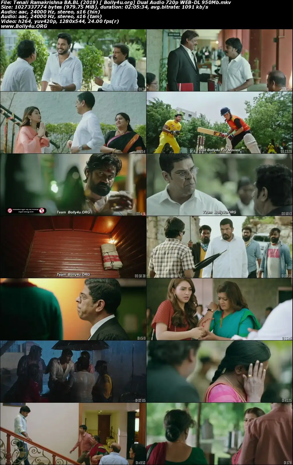 Tenali Ramakrishna BA.BL 2019 WEB-DL 950Mb UNCUT Hindi Dual Audio 720p Download