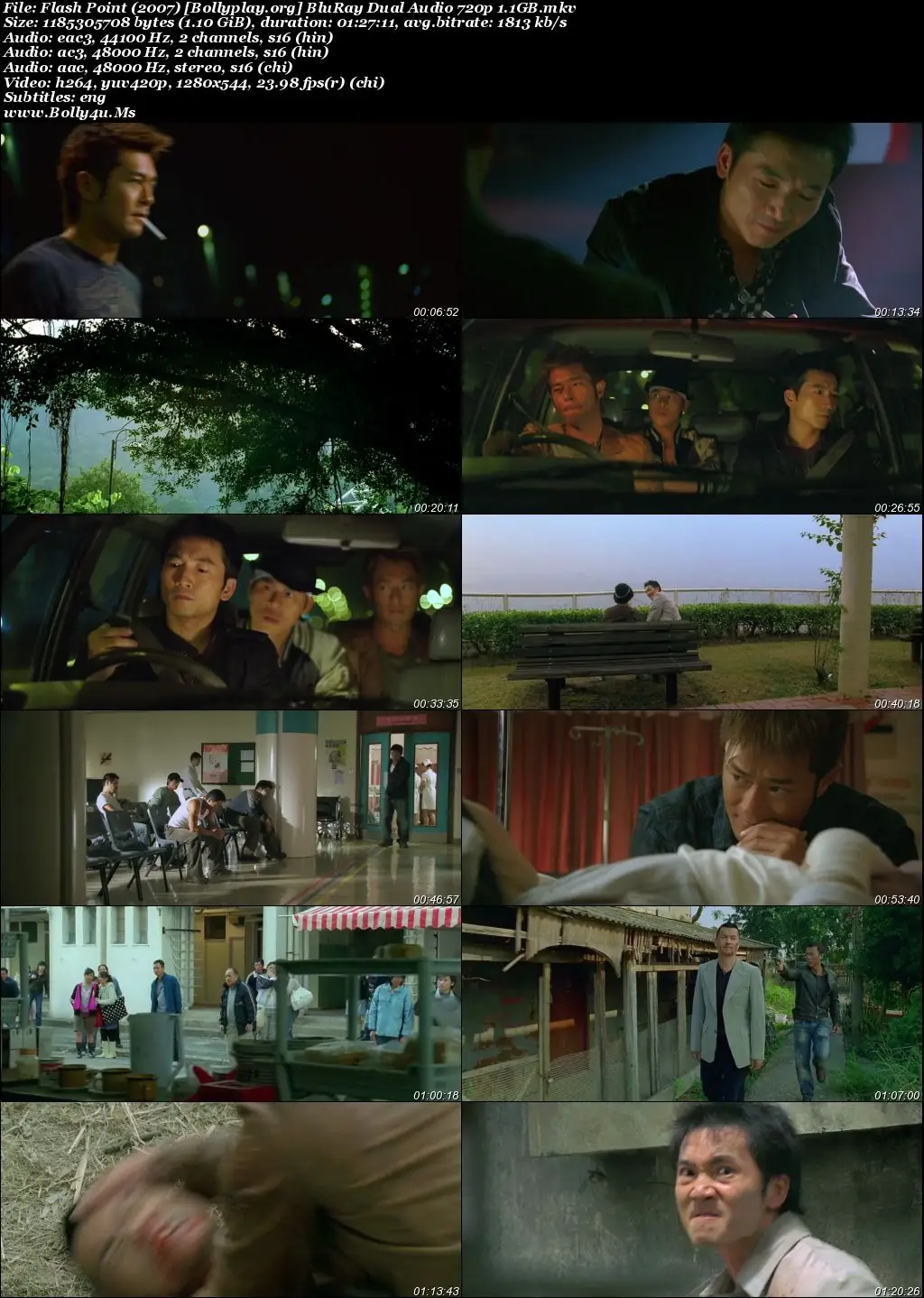Flash Point 2007 BluRay Hindi Dual Audio Full Movie Download 720p  480p