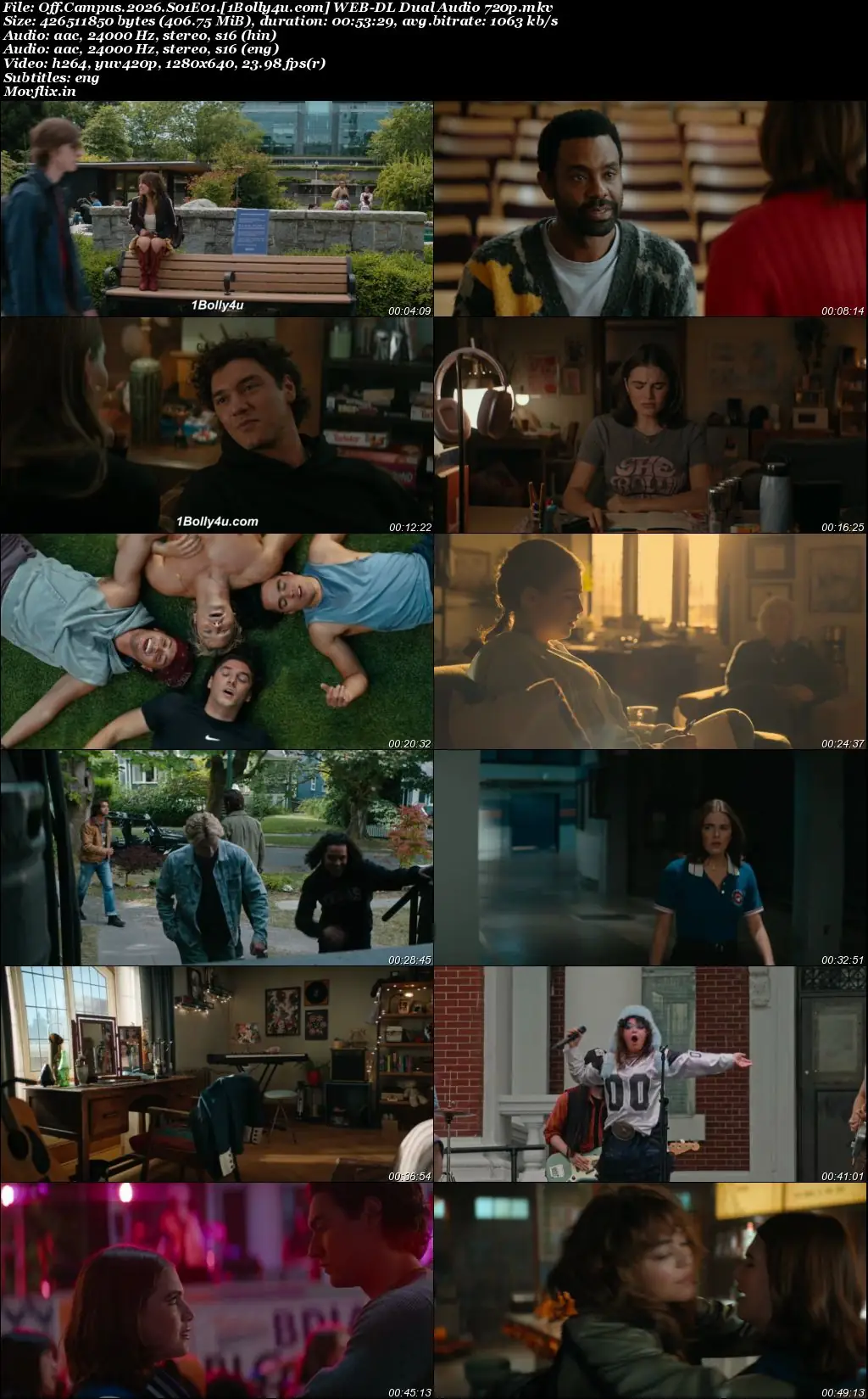 Off Campus 2026 WEB-DL Hindi Dual Audio ORG S01 Complete Download 720p  480p