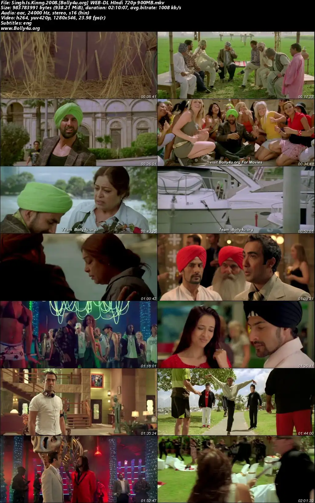 Singh Is Kinng 2008 WEB-DL Hindi Full Movie Download 1080p  720p  480p