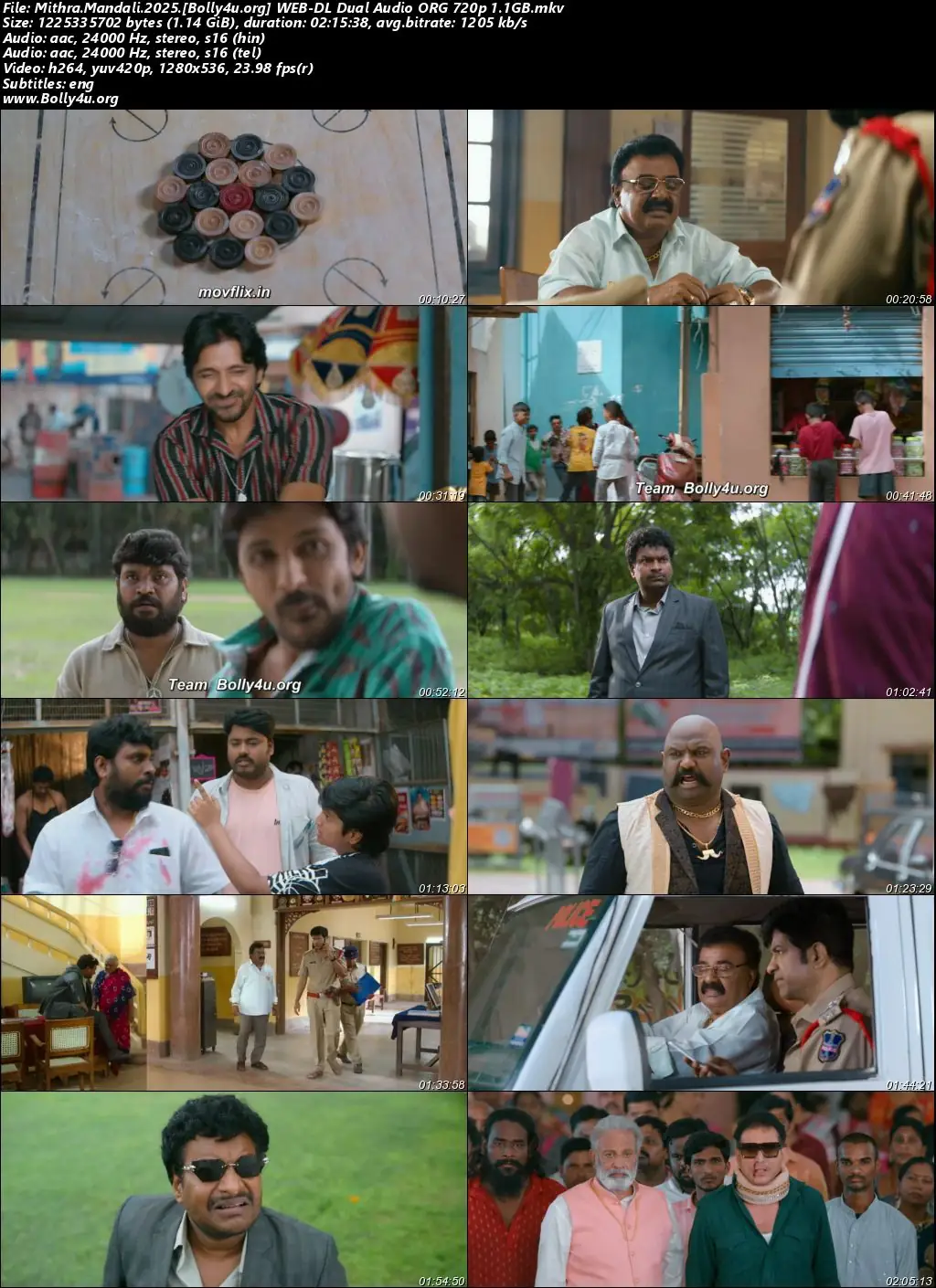 Mithra Mandali 2025 WEB-DL UNCUT Hindi Dual Audio ORG Full Movie Download 1080p  720p  480p