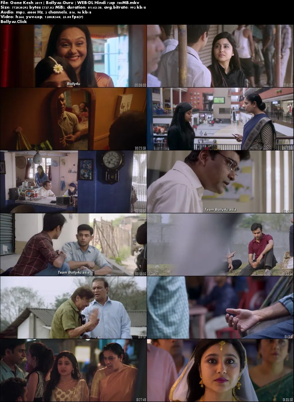 Gone Kesh 2019 WEB-DL 700MB Hindi 720p Download